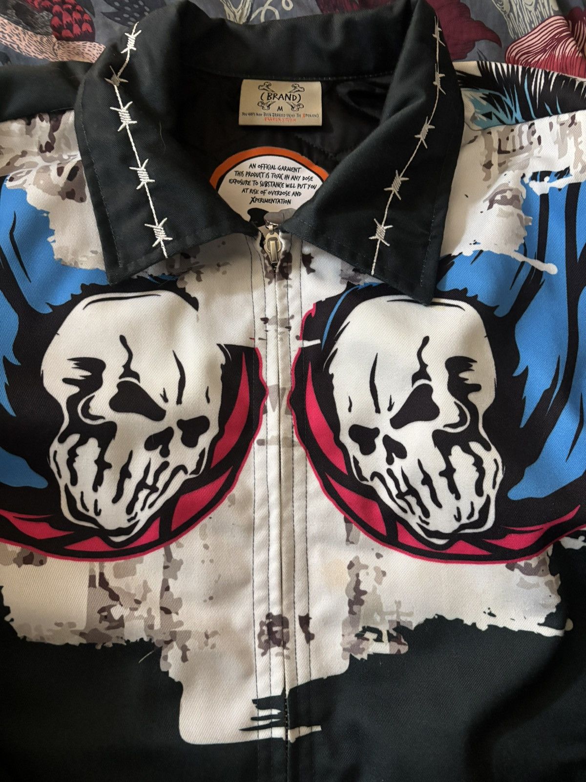 Vintage X BRAND x rare embroidered work jacket Size M / US 6-8 / IT 42-44 - 2 Thumbnail