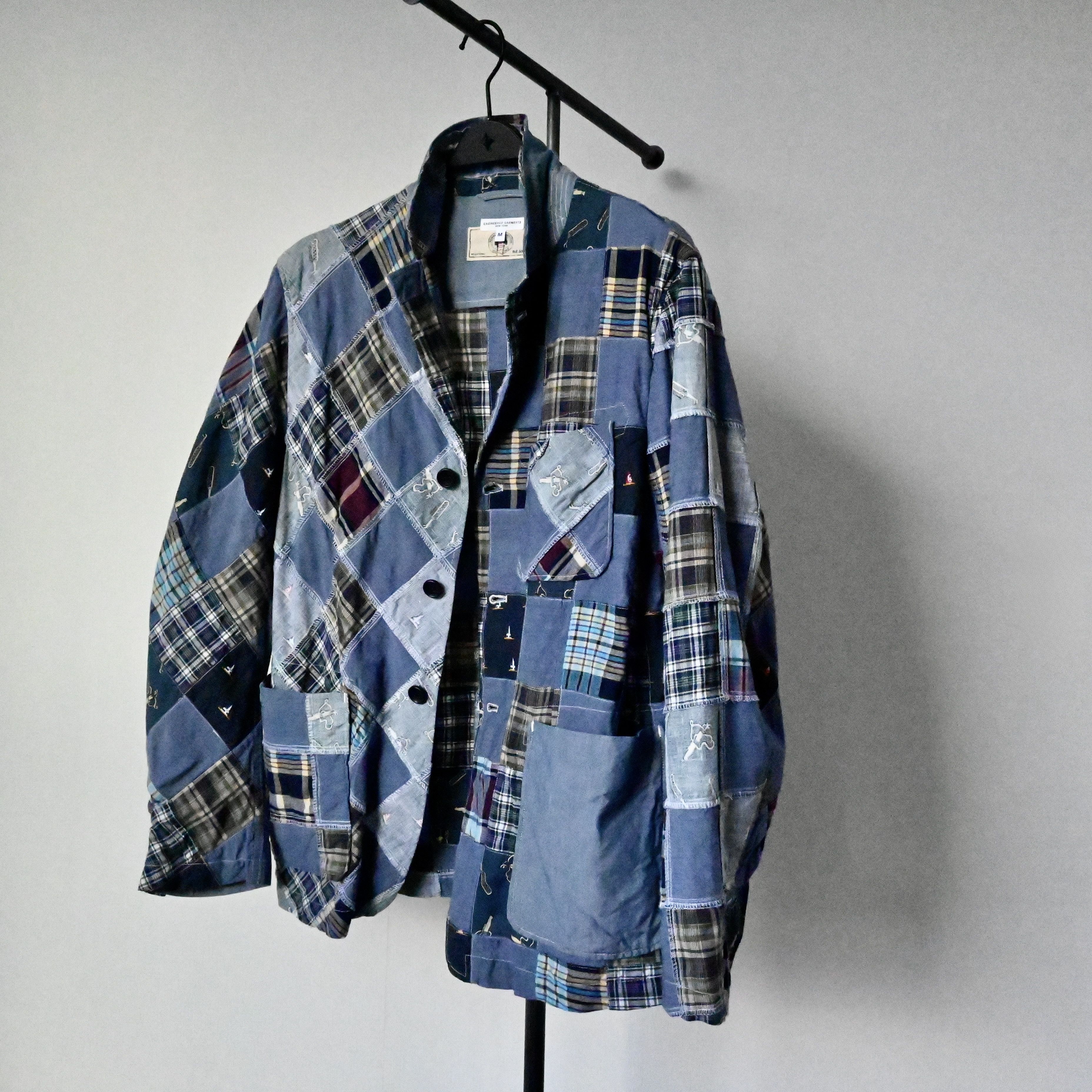 Beams Plus × Engineered Garments Engineered Garments x Beams Plus patchwork cotton blazer Size US M / EU 48-50 / 2 - 10 Thumbnail