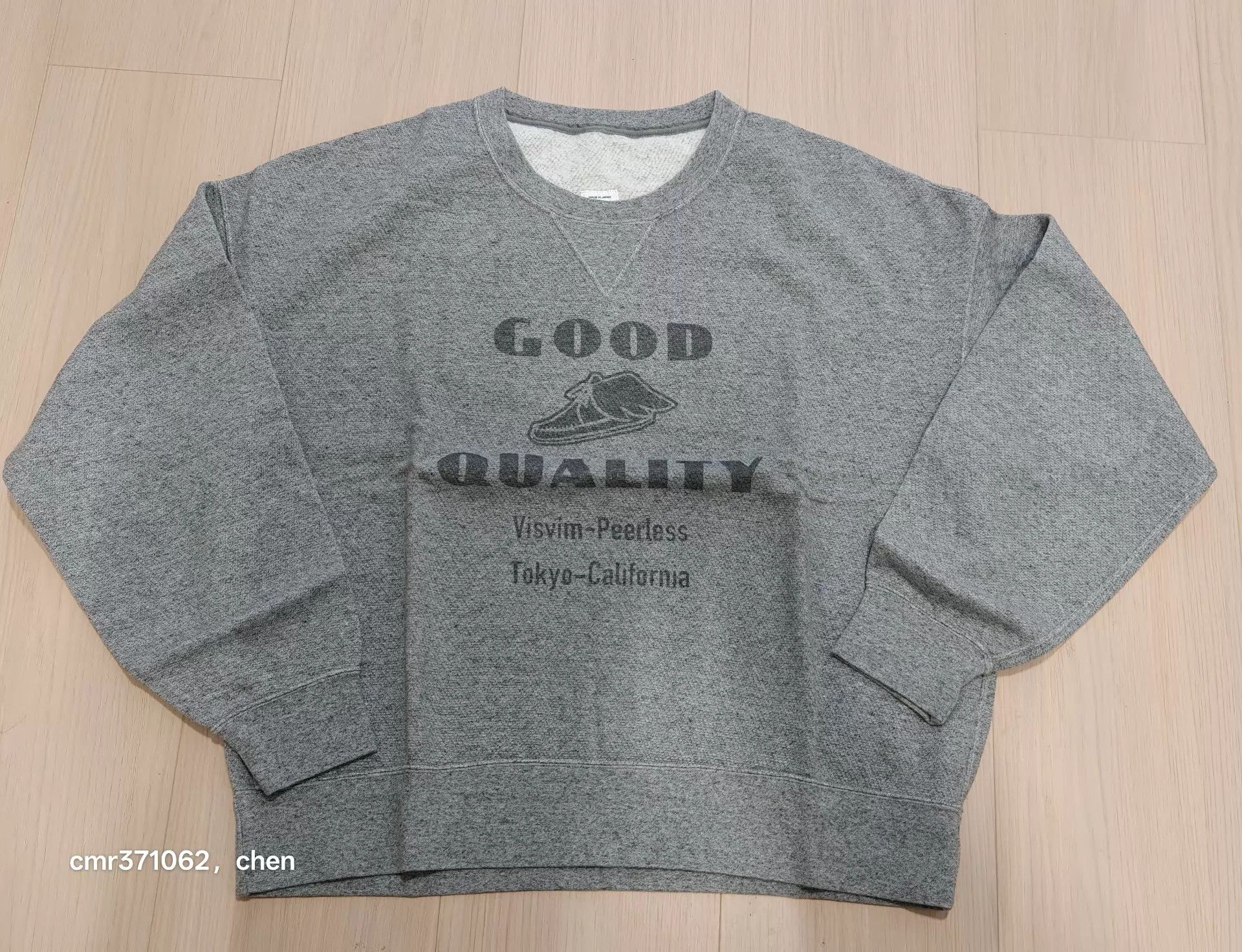 Visvim visvim 23AW Spot Amplus SB L/S Sweatshirt Grey1 Hidden Excl Size US S / EU 44-46 / 1 - 1 Thumbnail