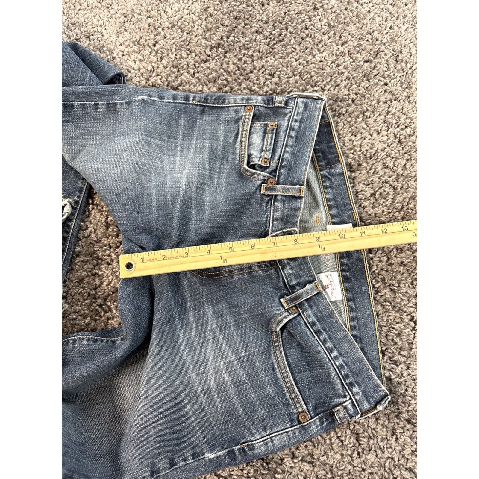 Lucky Brand VINTAGE Lucky Brand Jeans Bootcut Denim Pants Womens 32x32 Blue 100% Cotton Classic 5-Pocket Inseam 32 (Lucky Brand) Size 30" / US 8 / IT 44 - 5 Thumbnail
