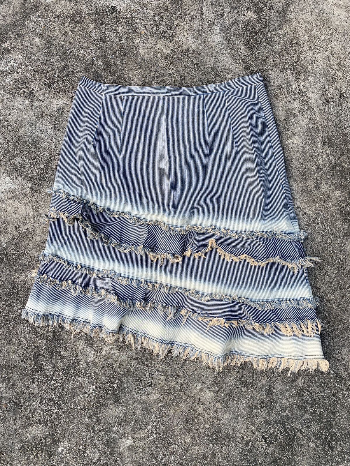 14th Addiction 💸BINDINGOFFER💸Stripe Skirt Jean Paul Gaultier Styled Size 33" - 3 Thumbnail
