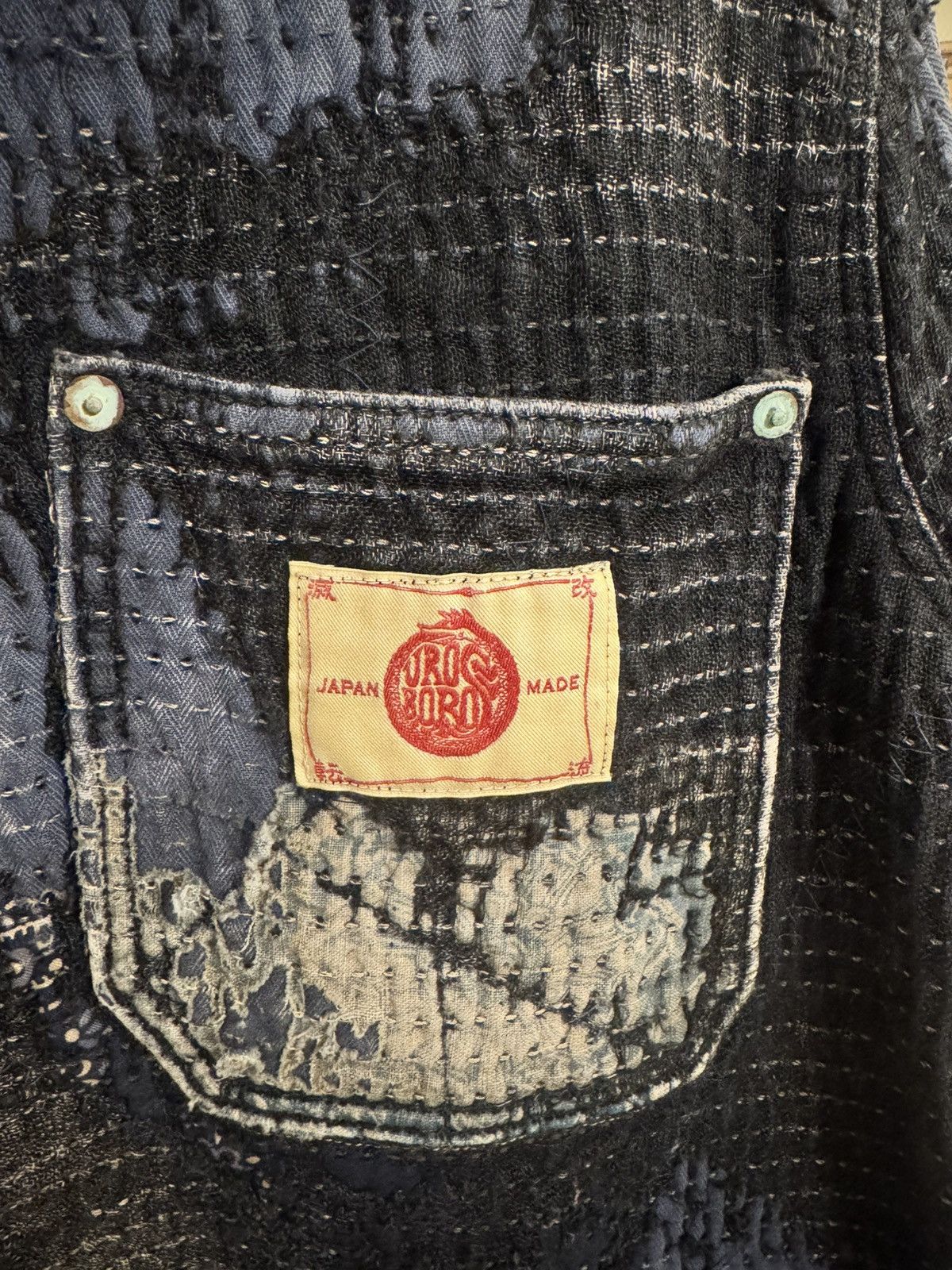 Proleta Re Art #147 1/1 Boro Denim Jacket Size US M / EU 48-50 / 2 - 2 Thumbnail