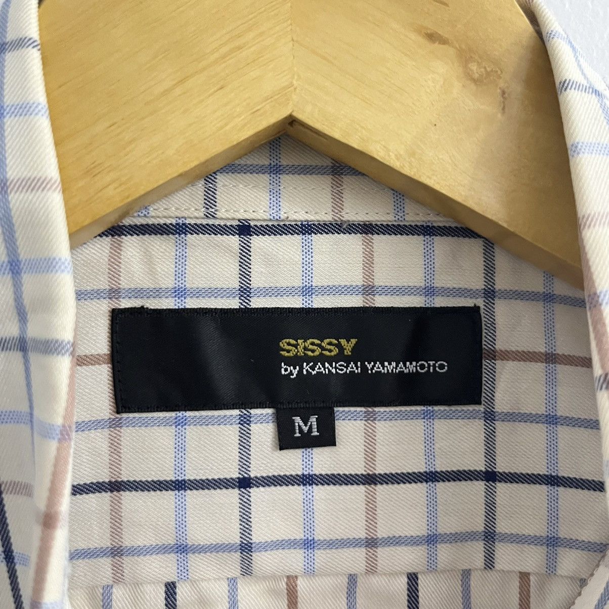 Issey Miyake Kansai Yamamoto - Plaid Check Longsleeve Shirt Size US M / EU 48-50 / 2 - 4 Thumbnail
