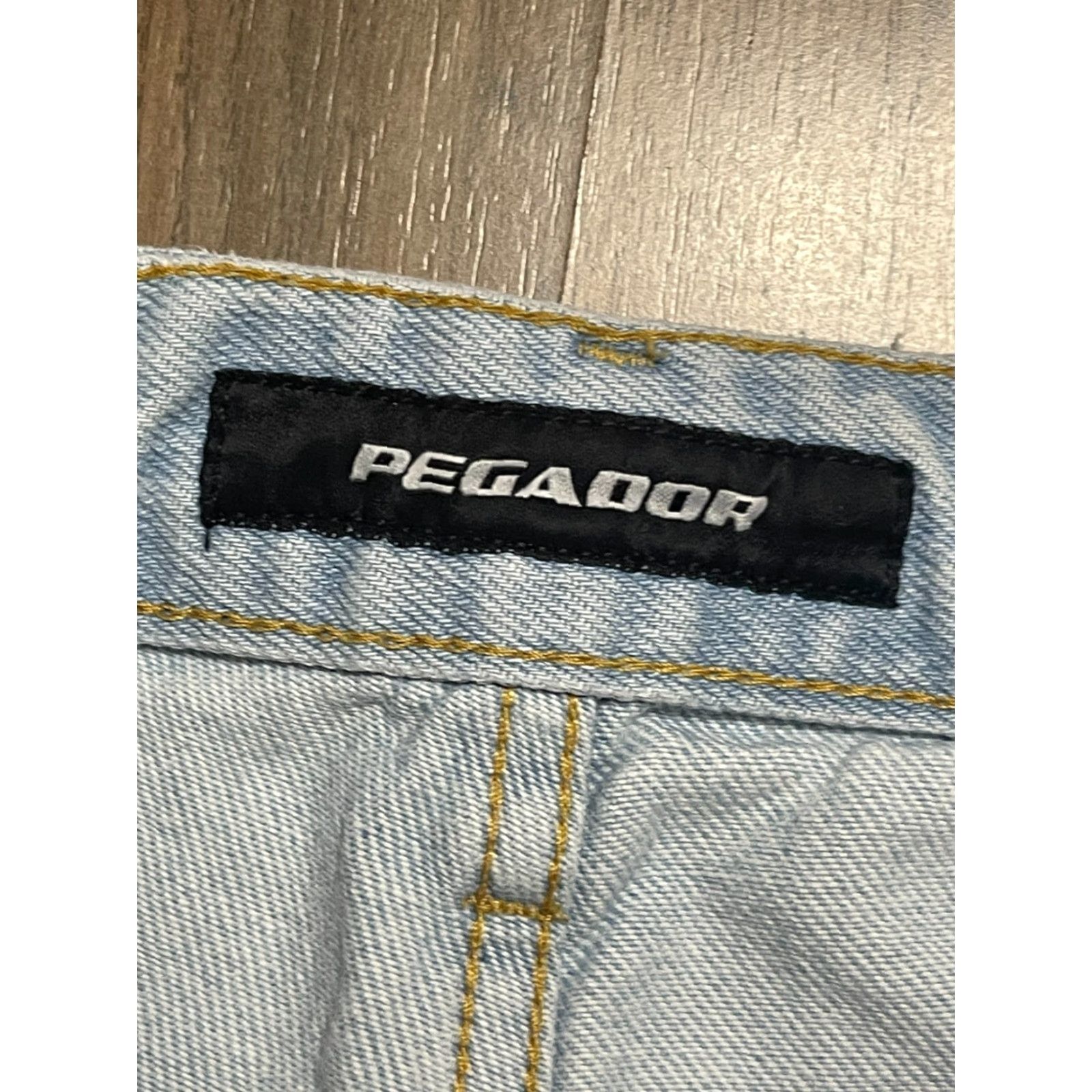 Vintage VINTAGE Pegaoor Jeans Women's Size 32 Blue Denim Straight Light Wash Pockets 29in Inseam Regular Size 24" / US 00 / IT 34 - 4 Thumbnail