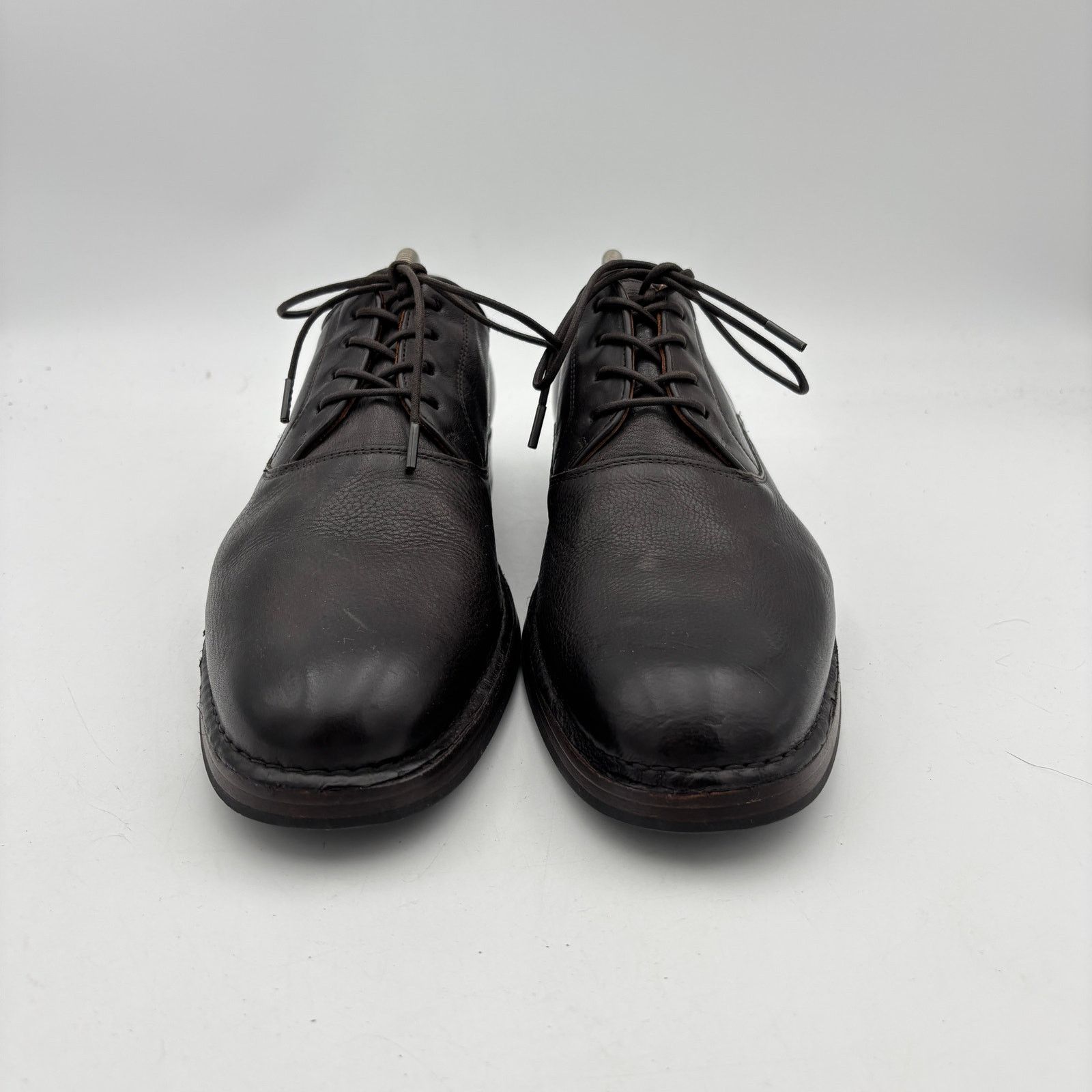 John Varvatos John Varvatos Derby Shoes Men's 11 Brown Leather Oxfords Size US 11 / EU 44 - 2 Thumbnail