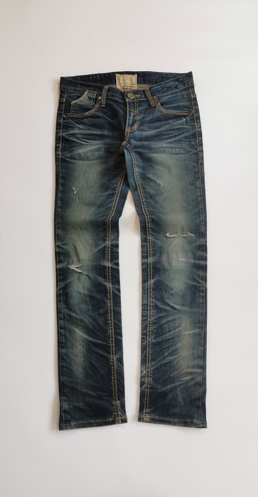 Japanese Brand Lolita Distressed Jeans Size 30" / US 8 / IT 44 - 6 Thumbnail