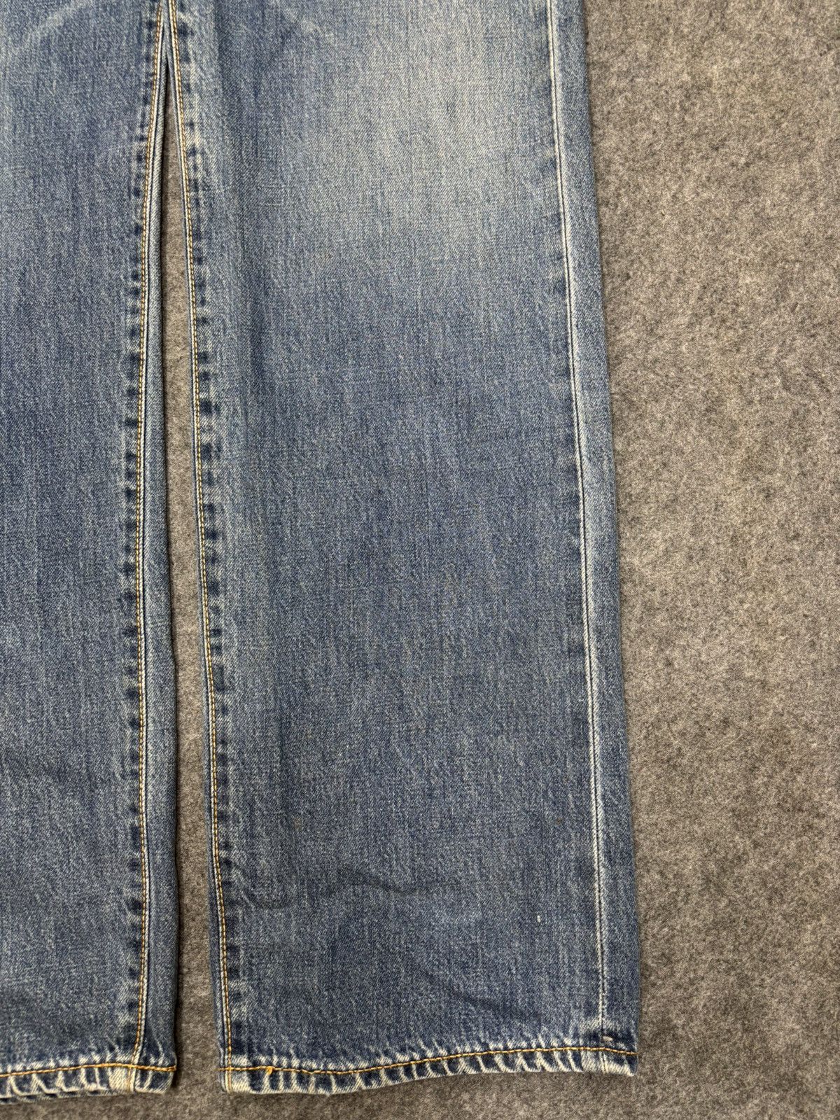 Edwin 💥Wide 90s💥Vintage Edwin Mnimalist Fade Selvedge Denim F626 Size US 29 - 7 Thumbnail