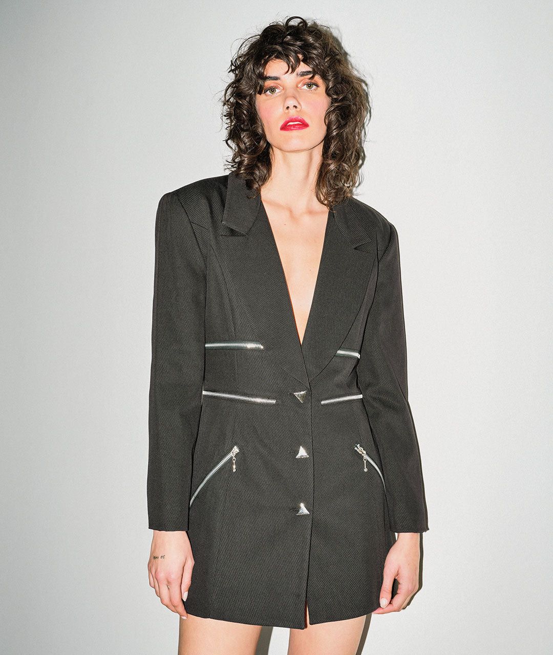 Gianfranco Ferre 90s Gianfranco Ferre Decorative Wool Blazer Style Jacket Size US S / EU 44-46 / 1 - 2 Thumbnail