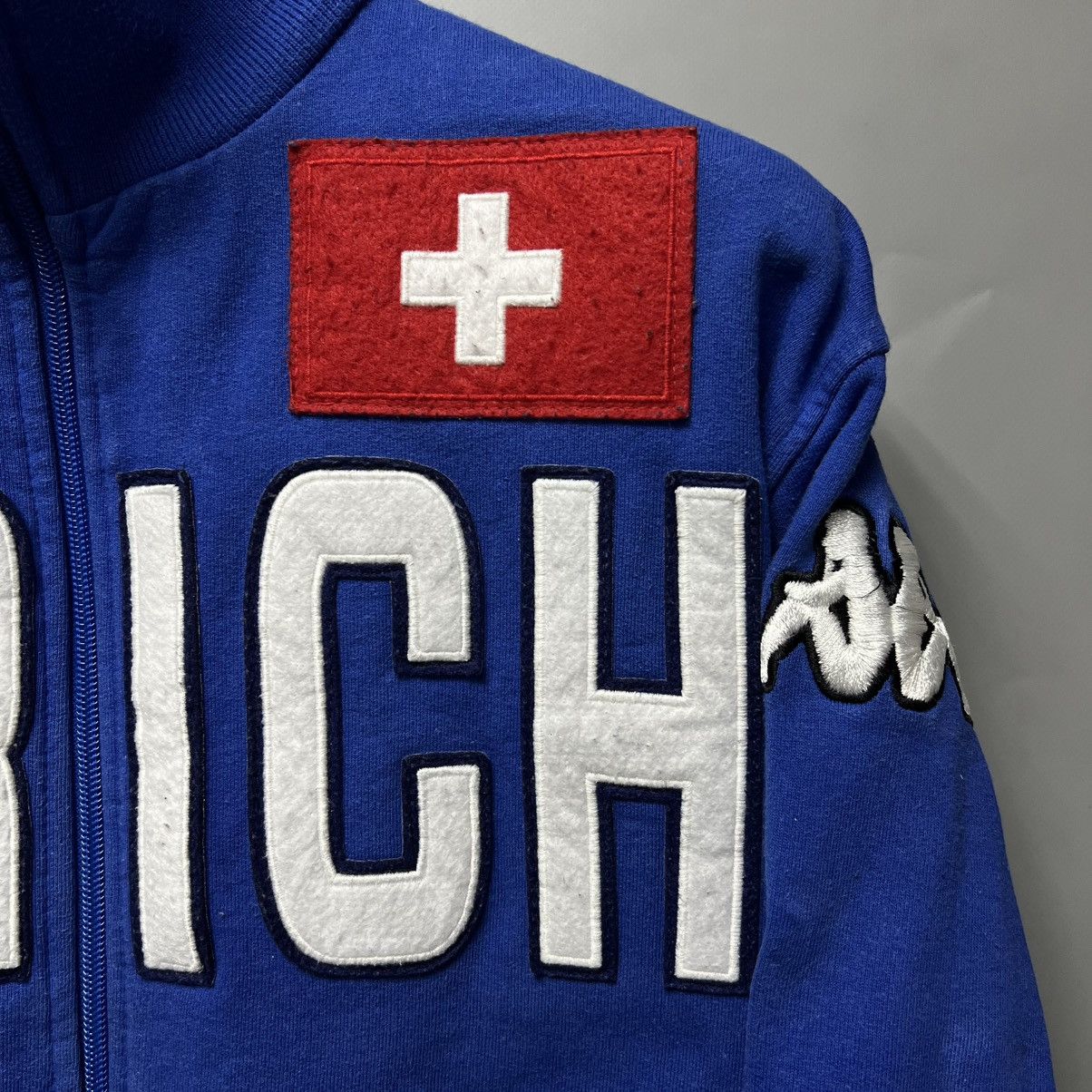 Kappa Vintage Kappa Zip Sweatshirt 00’s, Switzerland Zurich RARE Size US S / EU 44-46 / 1 - 5 Thumbnail