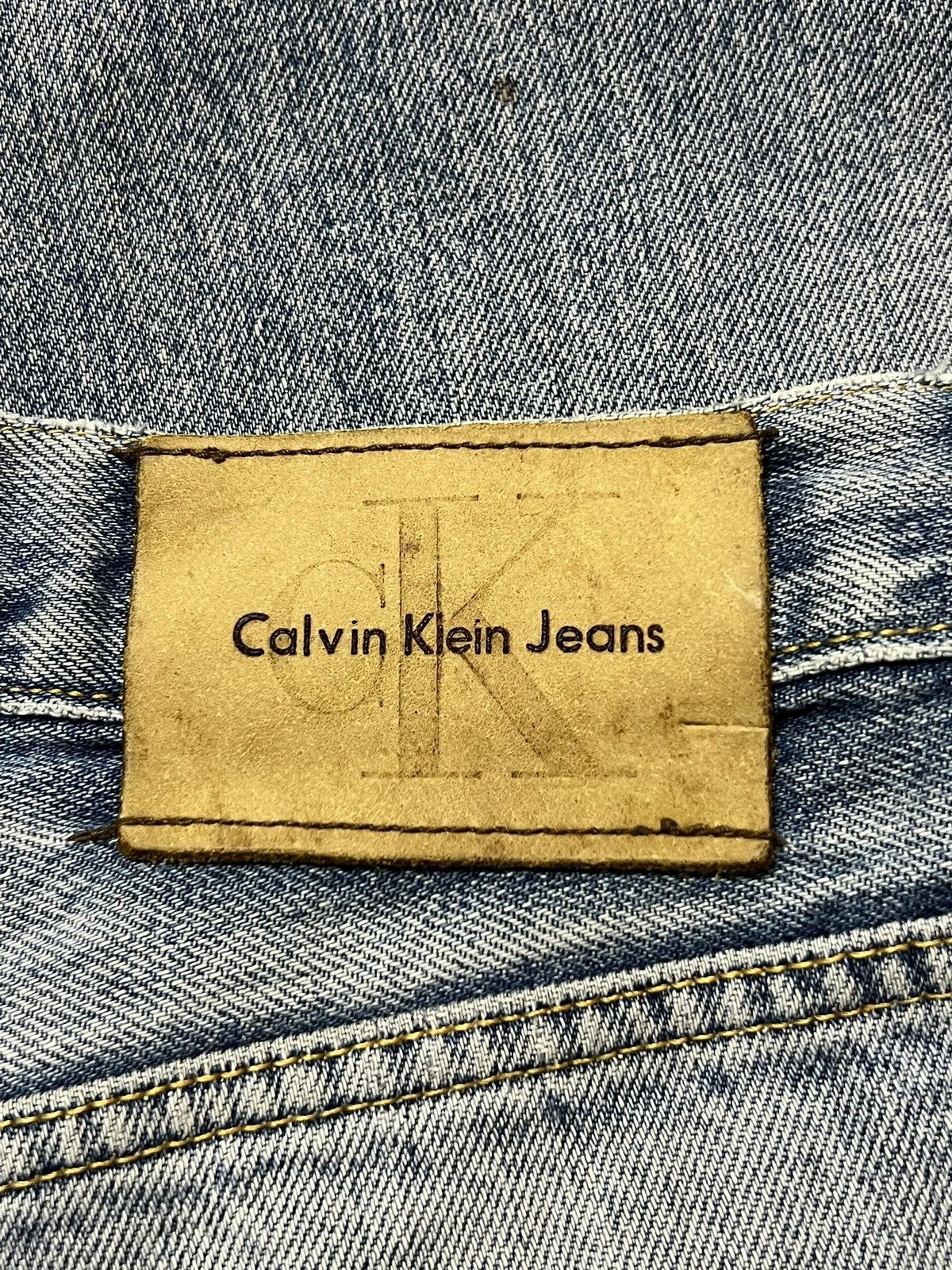 Calvin Klein Vintage Calvin Klein Jeans - Faded Light Wash, Distressed Size US 29 - 13 Thumbnail