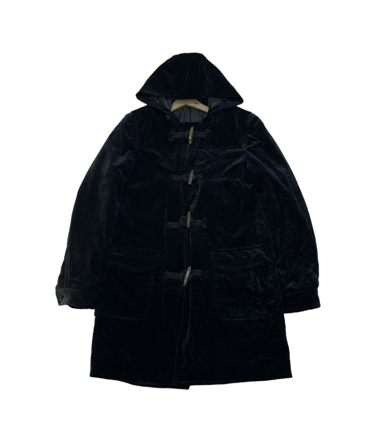 Comme des Garcons 🔥Vintage Comme Des Garçons Homme Velvet Duffle Jacket Size US S / EU 44-46 / 1 - 4 Thumbnail
