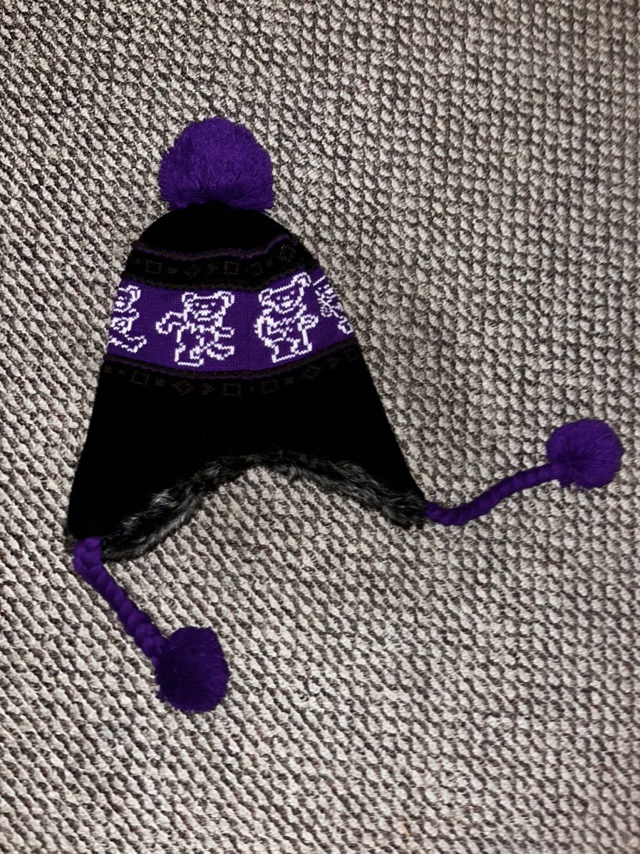 Vintage Warm Grateful Dead Fuzzy hat! Size ONE SIZE - 2 Thumbnail