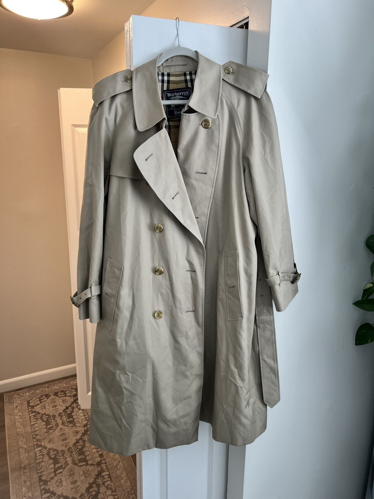 Burberry Burberrys novacheck trench coat Size US L / EU 52-54 / 3 - 2 Thumbnail