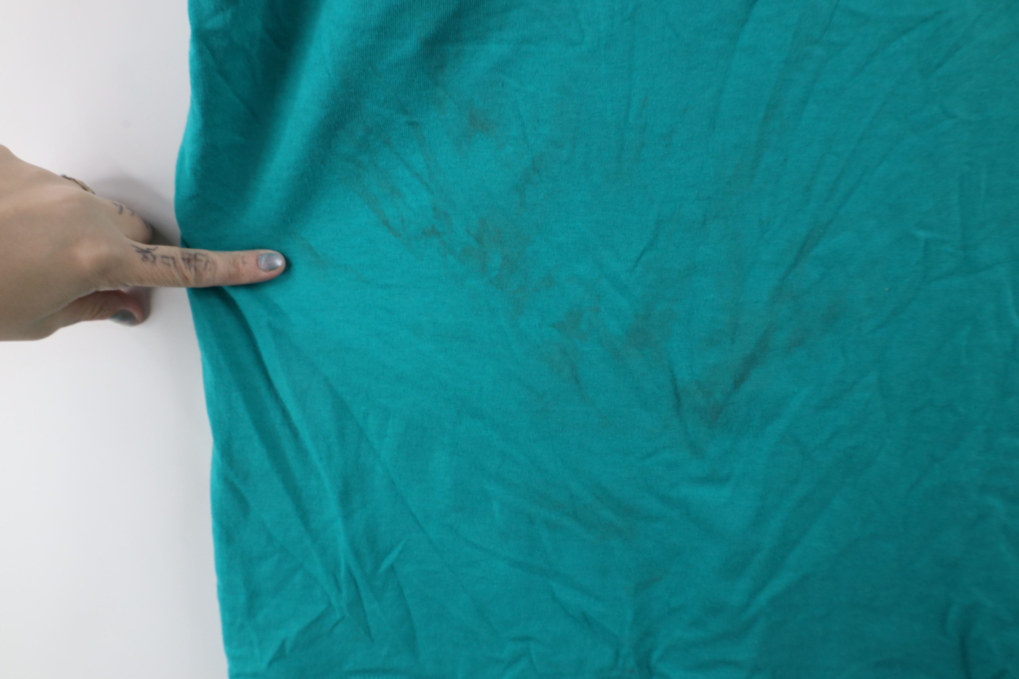 Vintage Vintage 90s Toledo Zoo & Aquarium Collared Polo Shirt Teal Size US L / EU 52-54 / 3 - 9 Thumbnail