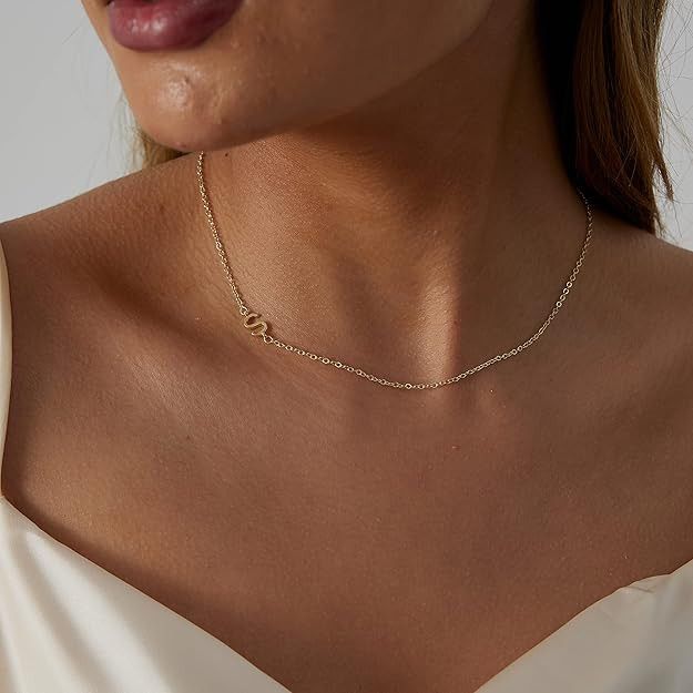 Other Classy Minimimalist Initial Gold Jewelry Necklace Size ONE SIZE - 3 Thumbnail