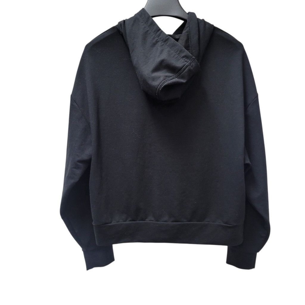 Puma Puma Women Black Cropped Pullover Hoodie Sweatshirt Medium Size M / US 6-8 / IT 42-44 - 5 Thumbnail