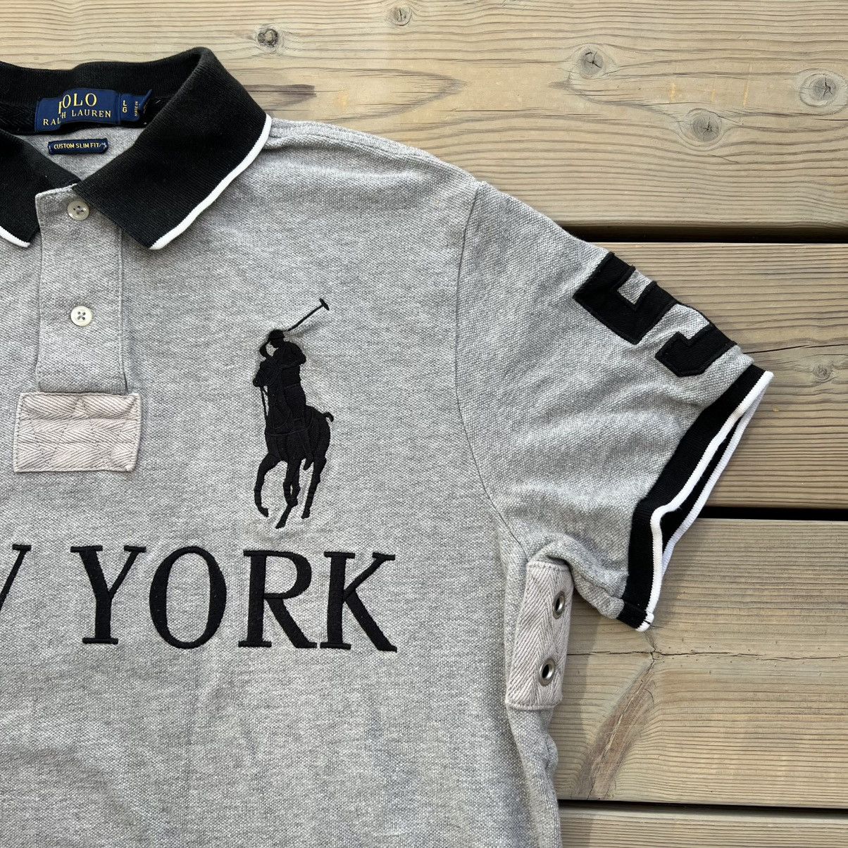 Polo Ralph Lauren Polo Ralph Lauren Big Pony Chief Keef New York Polo Gray Size US M / EU 48-50 / 2 - 5 Thumbnail