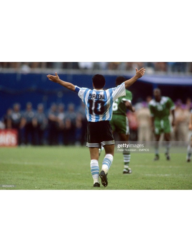 Adidas ❤️‍🔥 Private Collection Argentina 94 Home WorldCup USA Rare Size US L / EU 52-54 / 3 - 2 Thumbnail