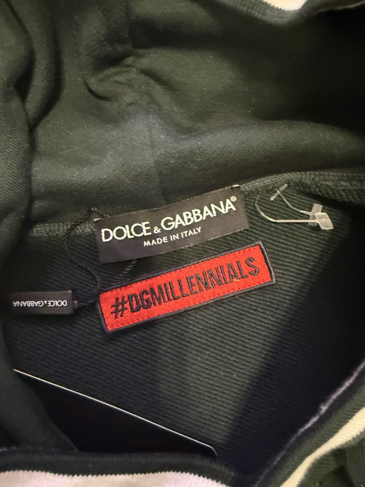Dolce & Gabbana Dolce & Gabbana Crown Print Hoodie Green Size 44 Size US S / EU 44-46 / 1 - 3 Thumbnail