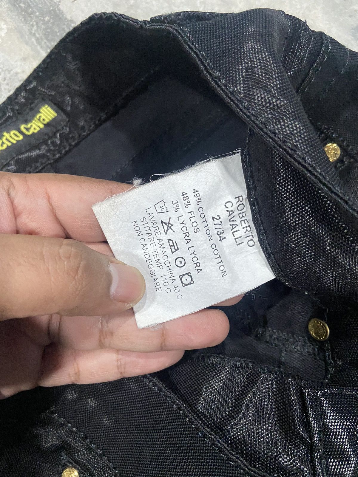 Other Roberto Cavali Stylish Black Pants Size 29" - 8 Thumbnail
