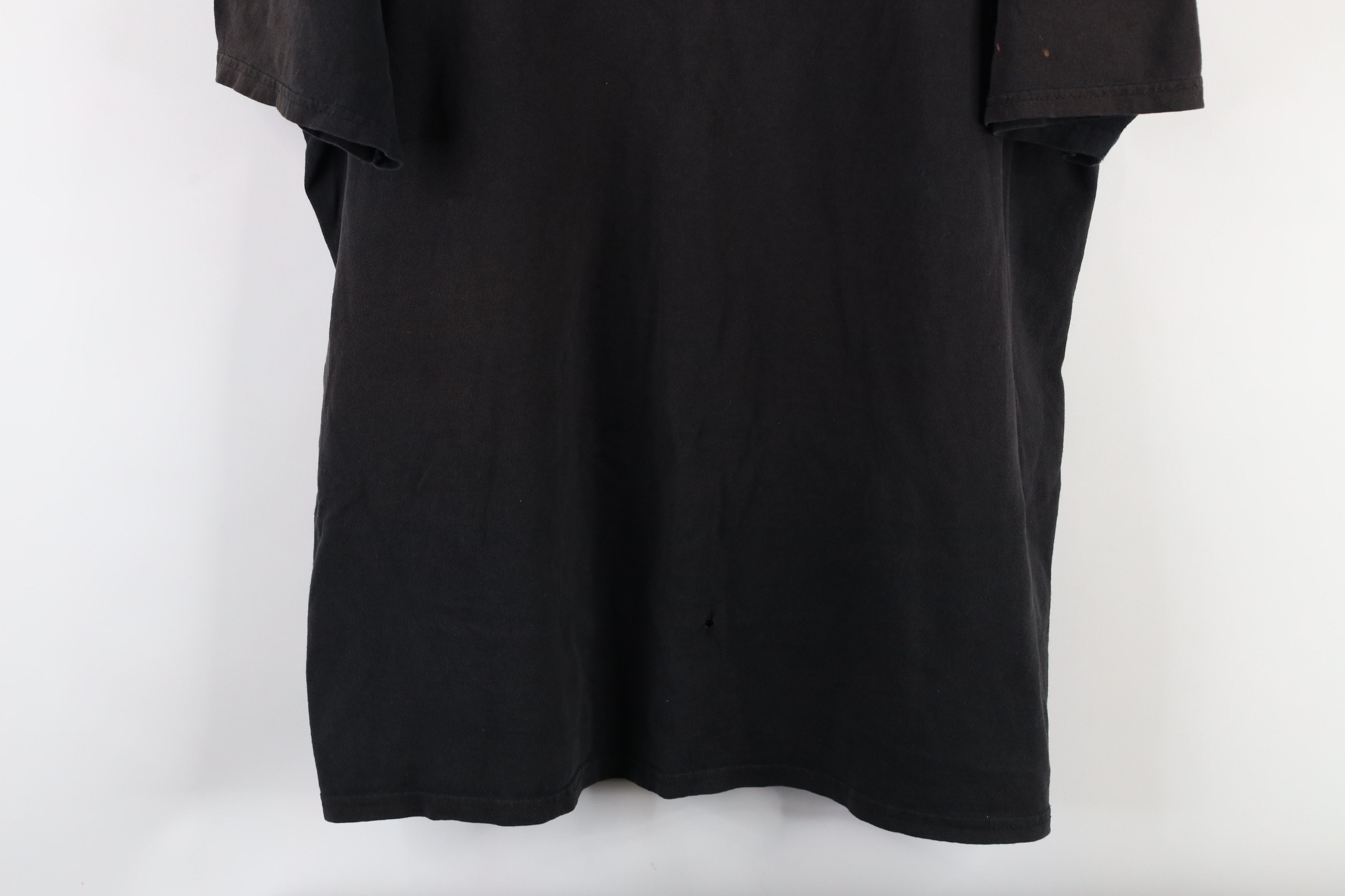 Harley Davidson × Vintage Harley Davidson Out Big Logo Wings T-Shirt Black Cotton Size US XL / EU 56 / 4 - 3 Thumbnail