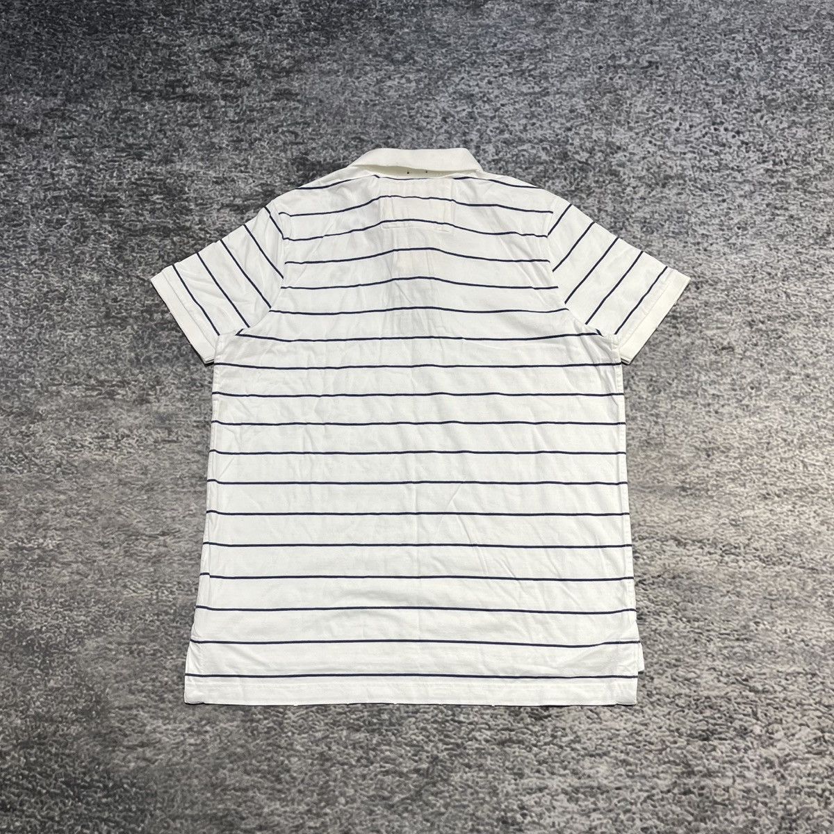 Abercrombie & Fitch Vintage Abercrombie & Fitch Muscle Polo Shirt White Blue XXL Size US XXL / EU 58 / 5 - 2 Thumbnail