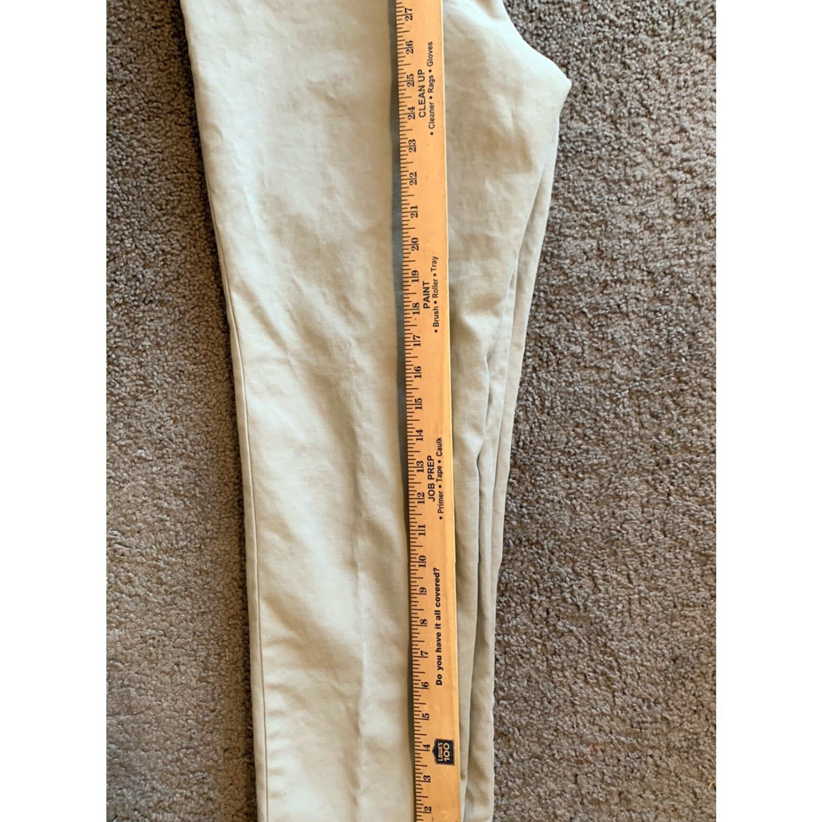 Vince Camuto Vince Camuto Pants Women Gray Knit Dress 12 Inseam 29" Slim Leg Pockets 90s Designer Size 34" / US 12 / IT 48 - 7 Thumbnail