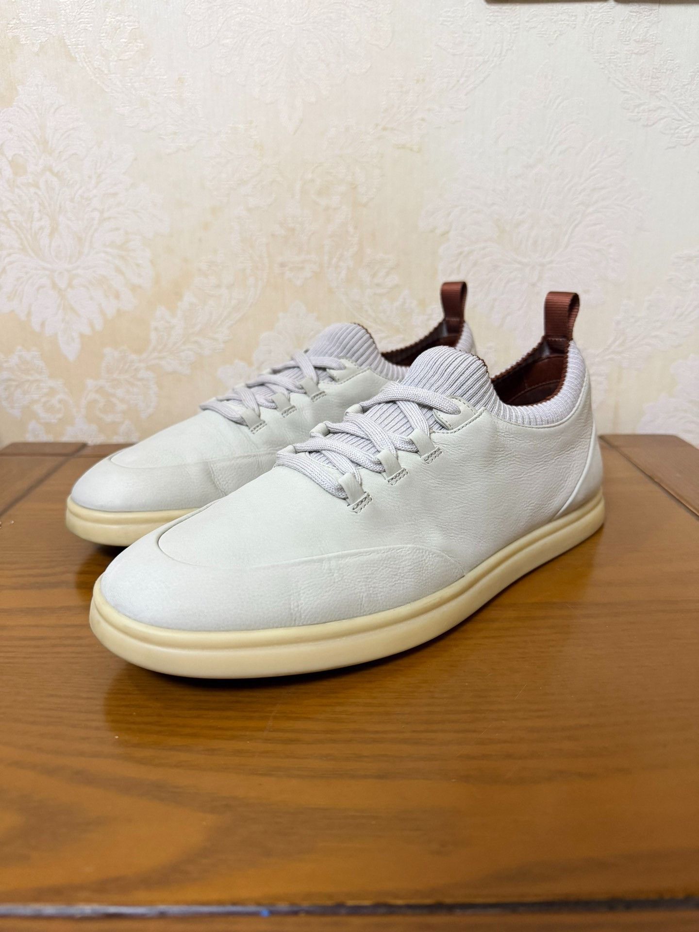Loro Piana Loro Piana Leather White Lowtop Sneakers 7 Men Size US 7 / EU 40 - 1 Thumbnail