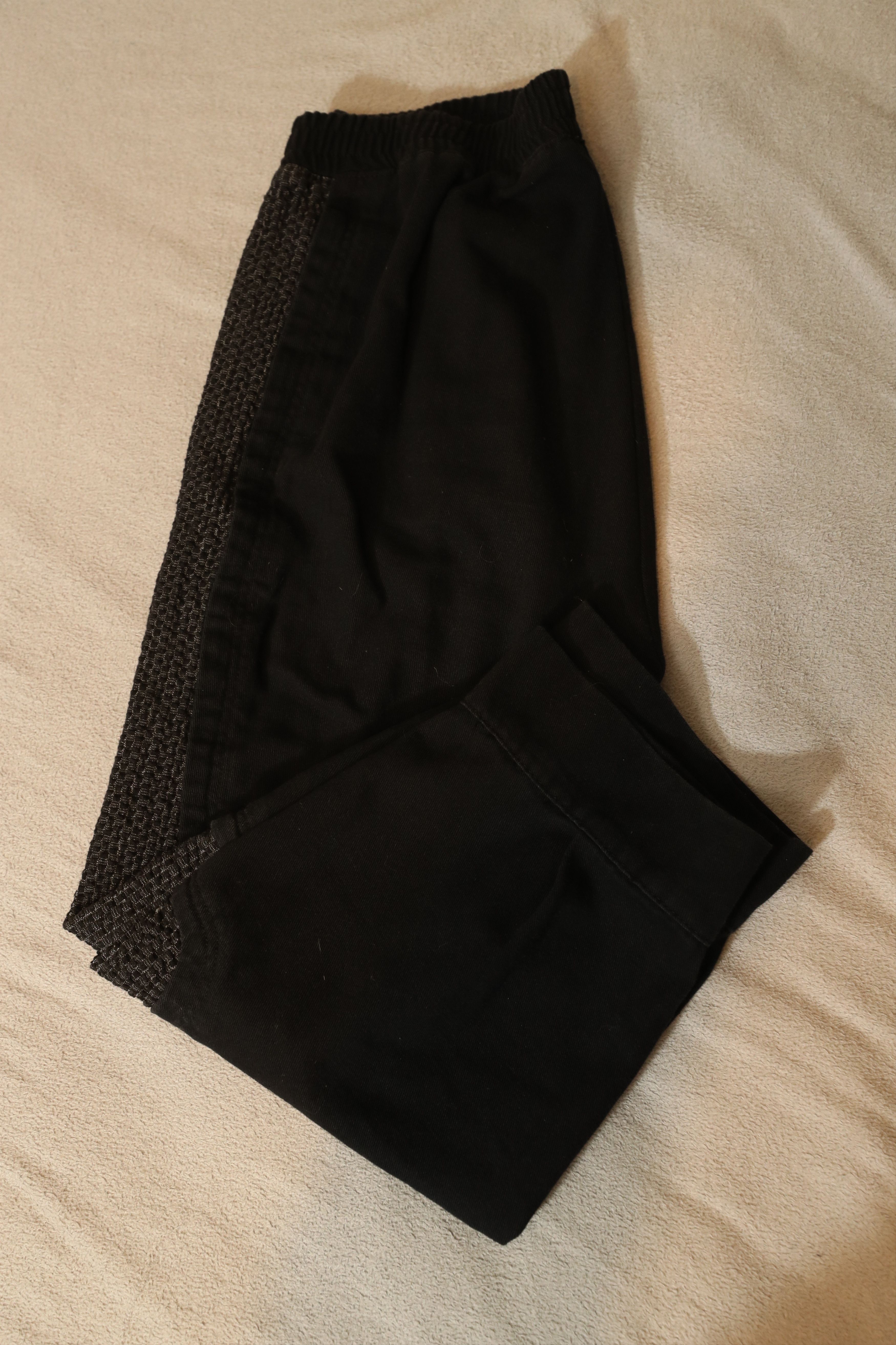 Vintage Black Side Pattern Sweatpants (L) Size US 34 / EU 50 - 3 Thumbnail