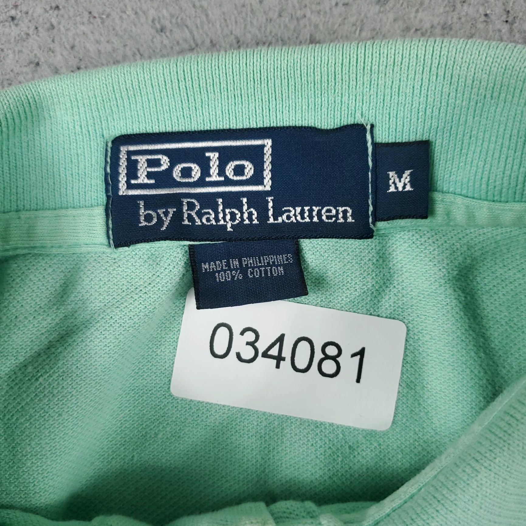 Ralph Lauren Ralph Lauren Polo Shirt Mens Medium Green Solid Casual Short Sleeve Size US M / EU 48-50 / 2 - 7 Thumbnail