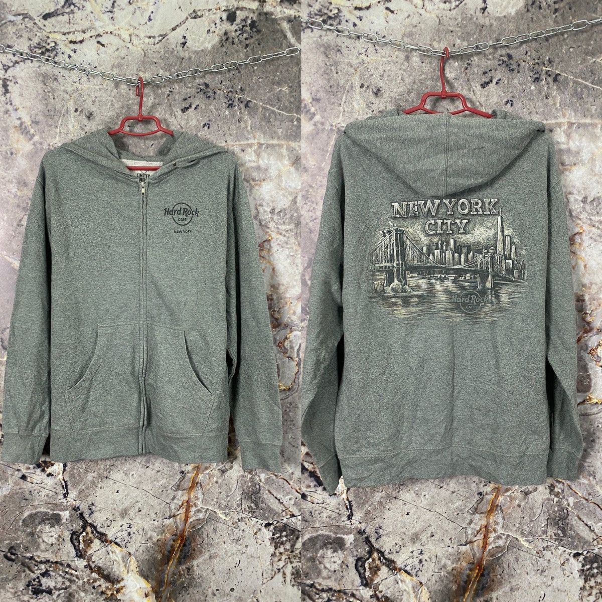 Hard Rock Cafe Men’s Hard Rock New York City Hoodie Limited Edition Size M Size US M / EU 48-50 / 2 - 1 Thumbnail