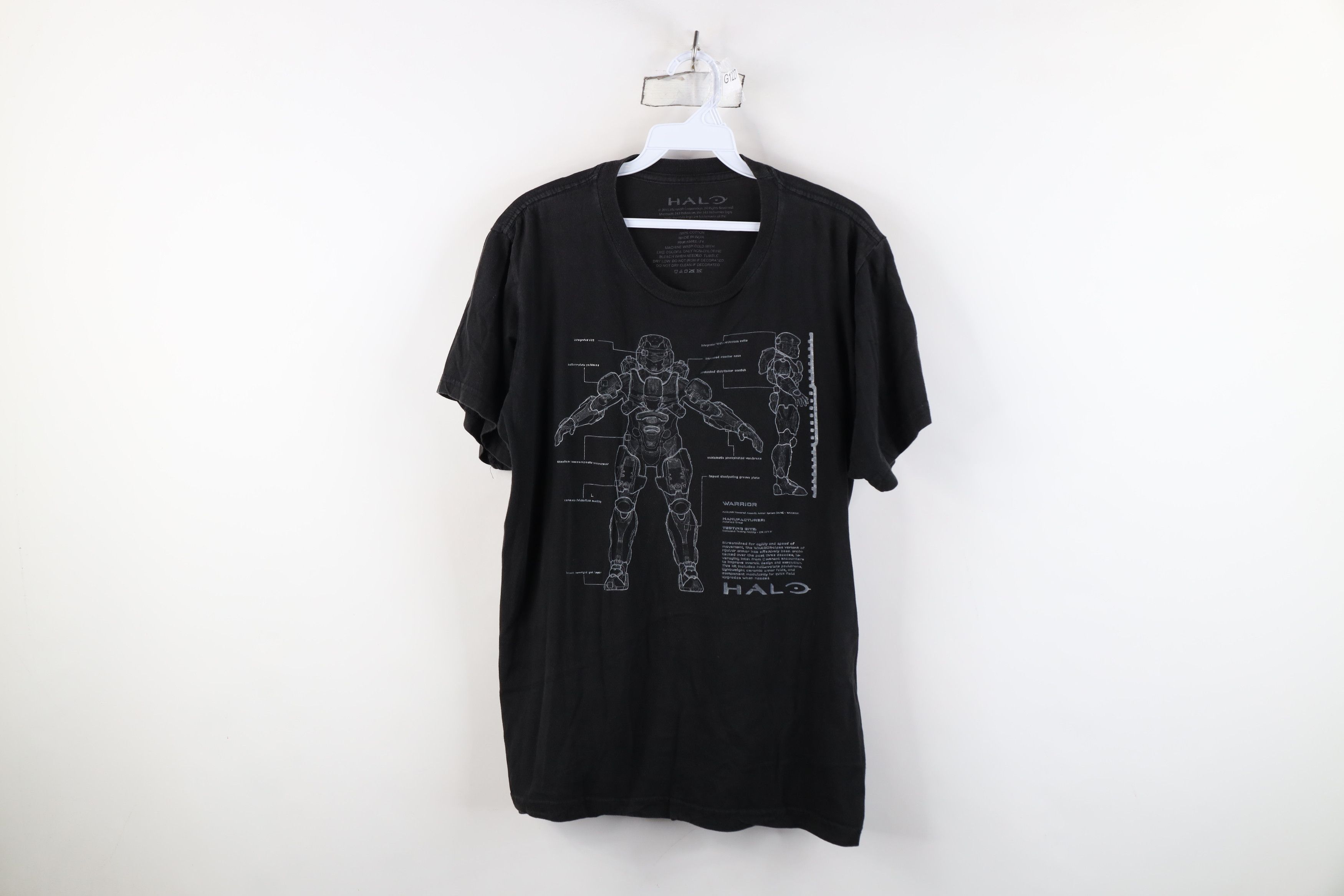 Vintage Vintage Halo 5 Spell Video Game Promo T-Shirt Black Cotton Size US L / EU 52-54 / 3 - 1 Thumbnail