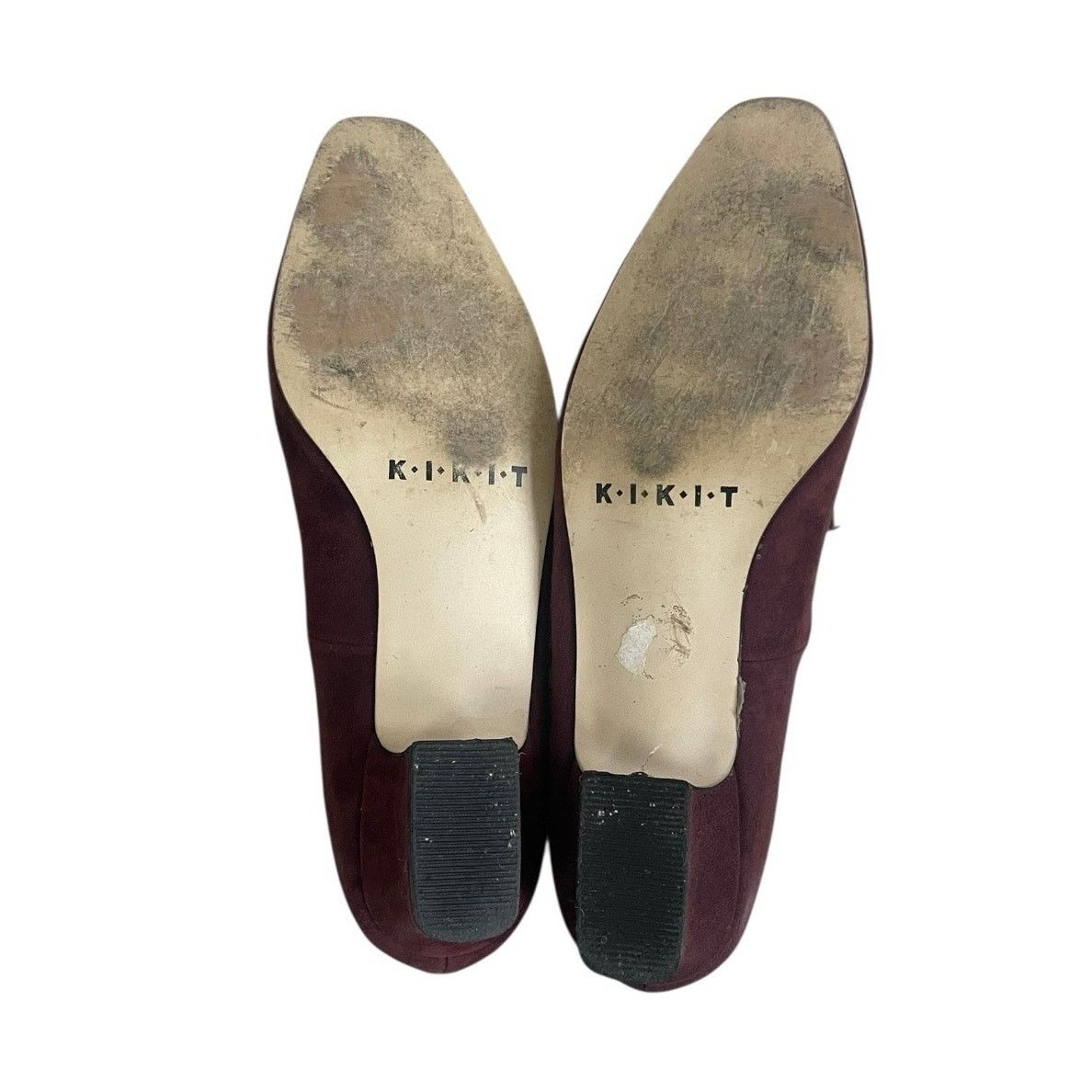 Vintage KIKIT Vintage Beauregard 2 Chianti Suede Leather Bow Heels Size US 6 / IT 36 - 9 Thumbnail