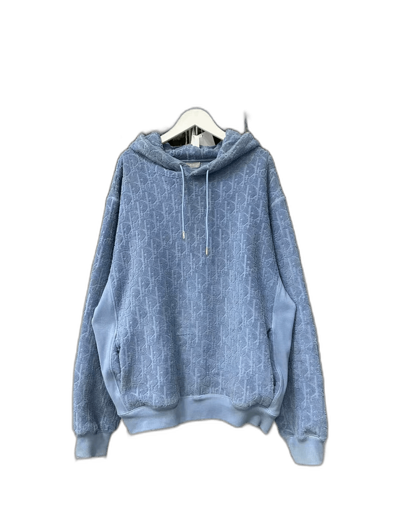 Dior Dior Logo Hoodie in Blue for Men Size US XL / EU 56 / 4 - 1 Thumbnail