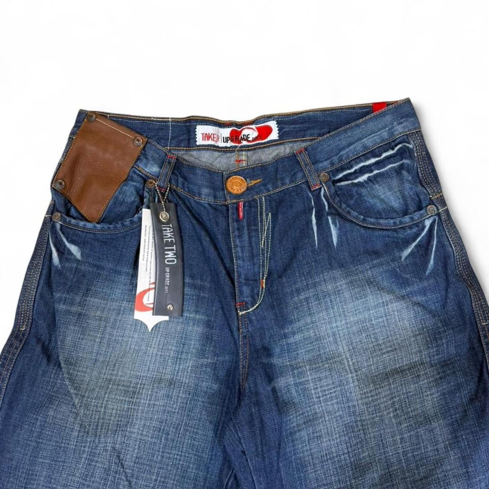 Other Vintage Style Take Two Upgraded unique detailing denim jeans Size US 35 - 5 Thumbnail