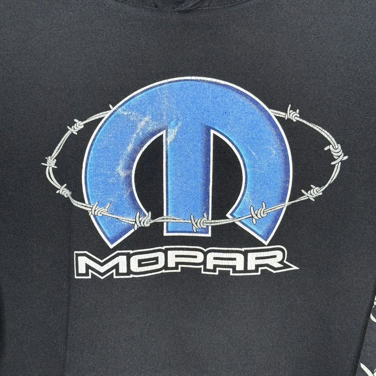 Gildan Vintage 00s Mopar Hoodie Black Graphic Logo Size M Size US M / EU 48-50 / 2 - 5 Thumbnail