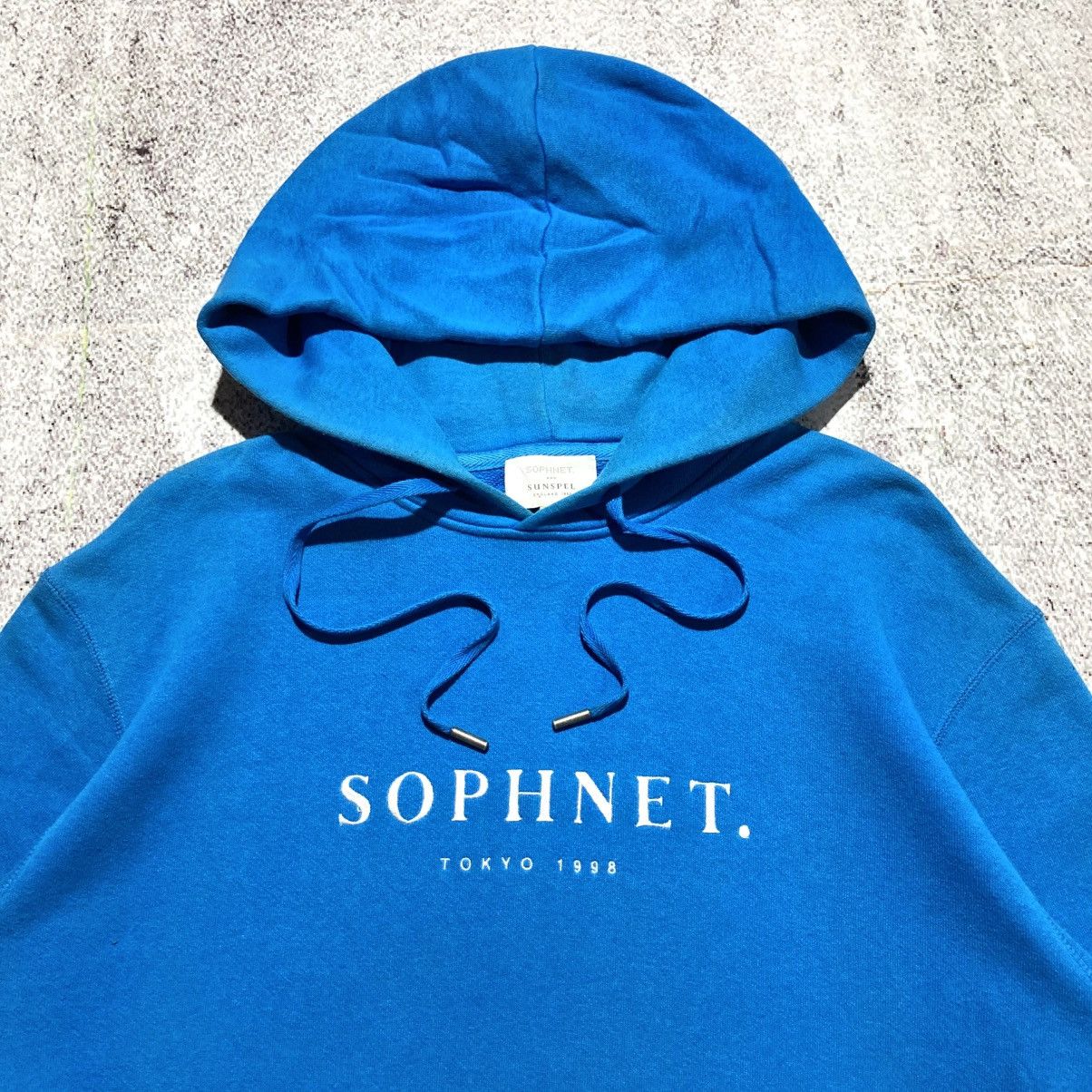 Sophnet. 🇯🇵 2000s Sophnet. Sunspel Embroidery Font Hoodie Blue Size US XL / EU 56 / 4 - 3 Thumbnail