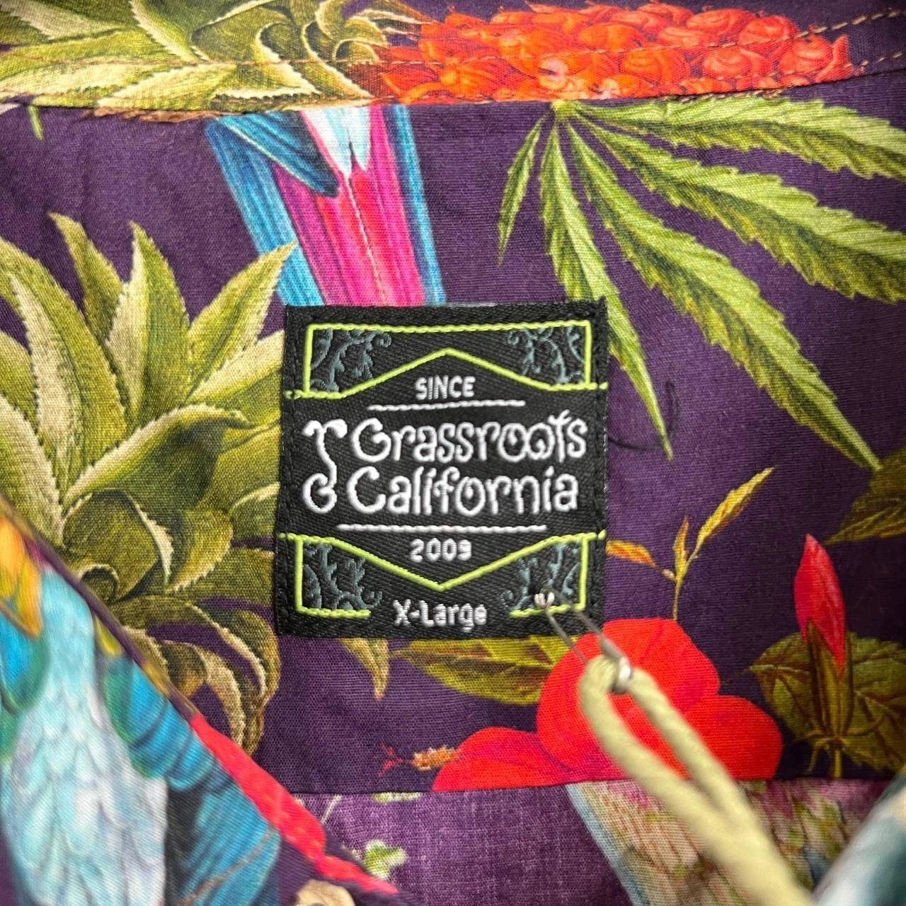 Grassroots California Greg Lutzka Shirt Men XL Hawaiian Button Up Short Sleeve New Size US XL / EU 56 / 4 - 4 Thumbnail