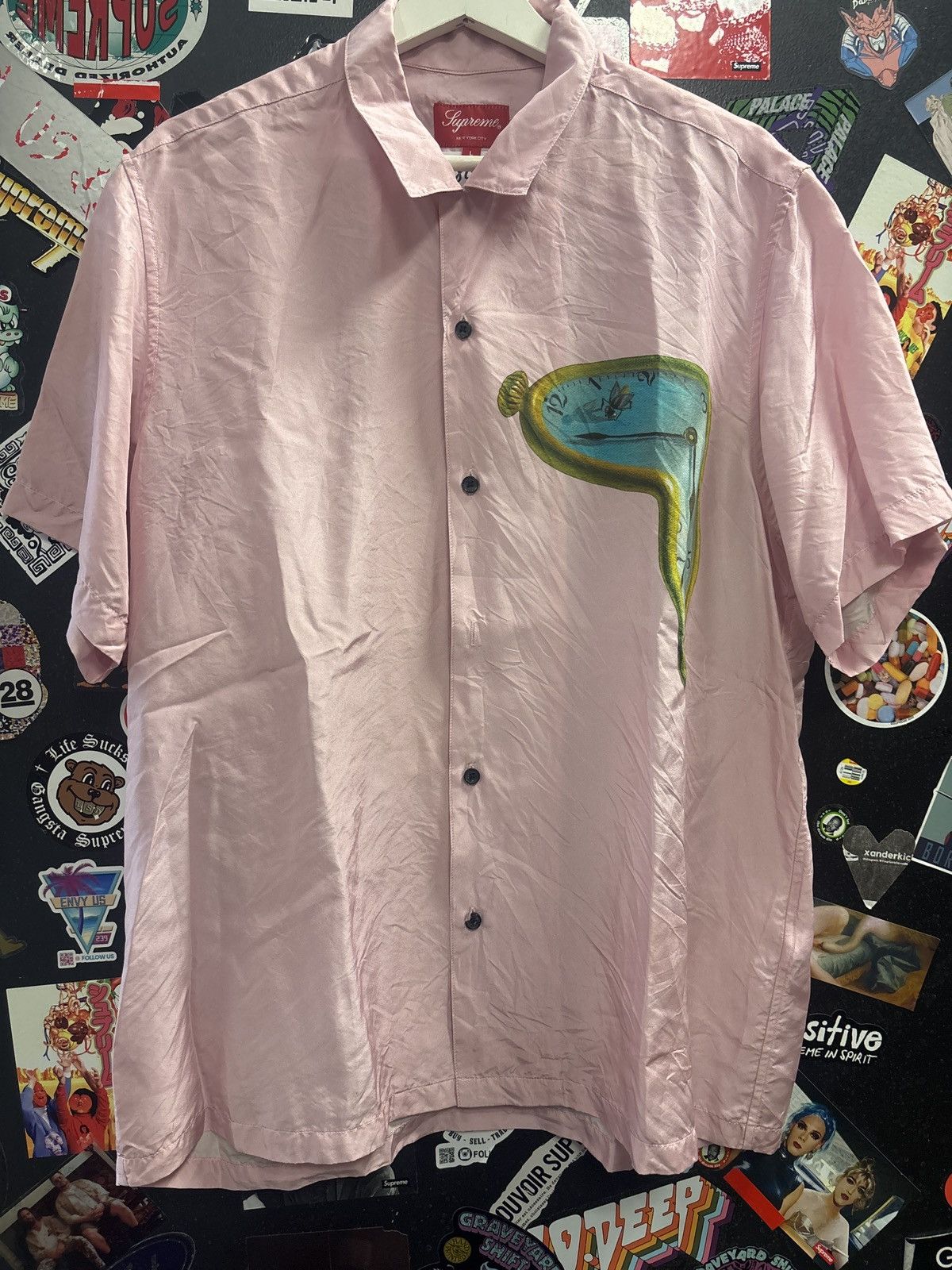 Supreme Supreme the persistence of memory silk button up Size US L / EU 52-54 / 3 - 1 Thumbnail