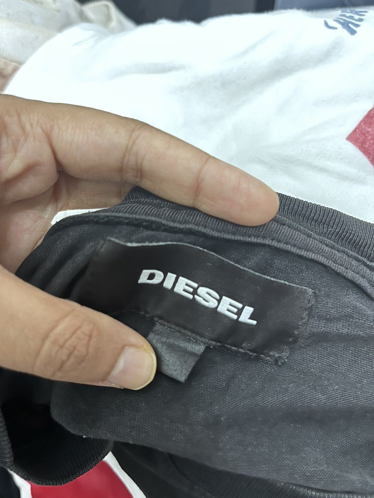Diesel × Vintage Vintage Diesel big logo Y2K t-shirt Size US L / EU 52-54 / 3 - 3 Thumbnail