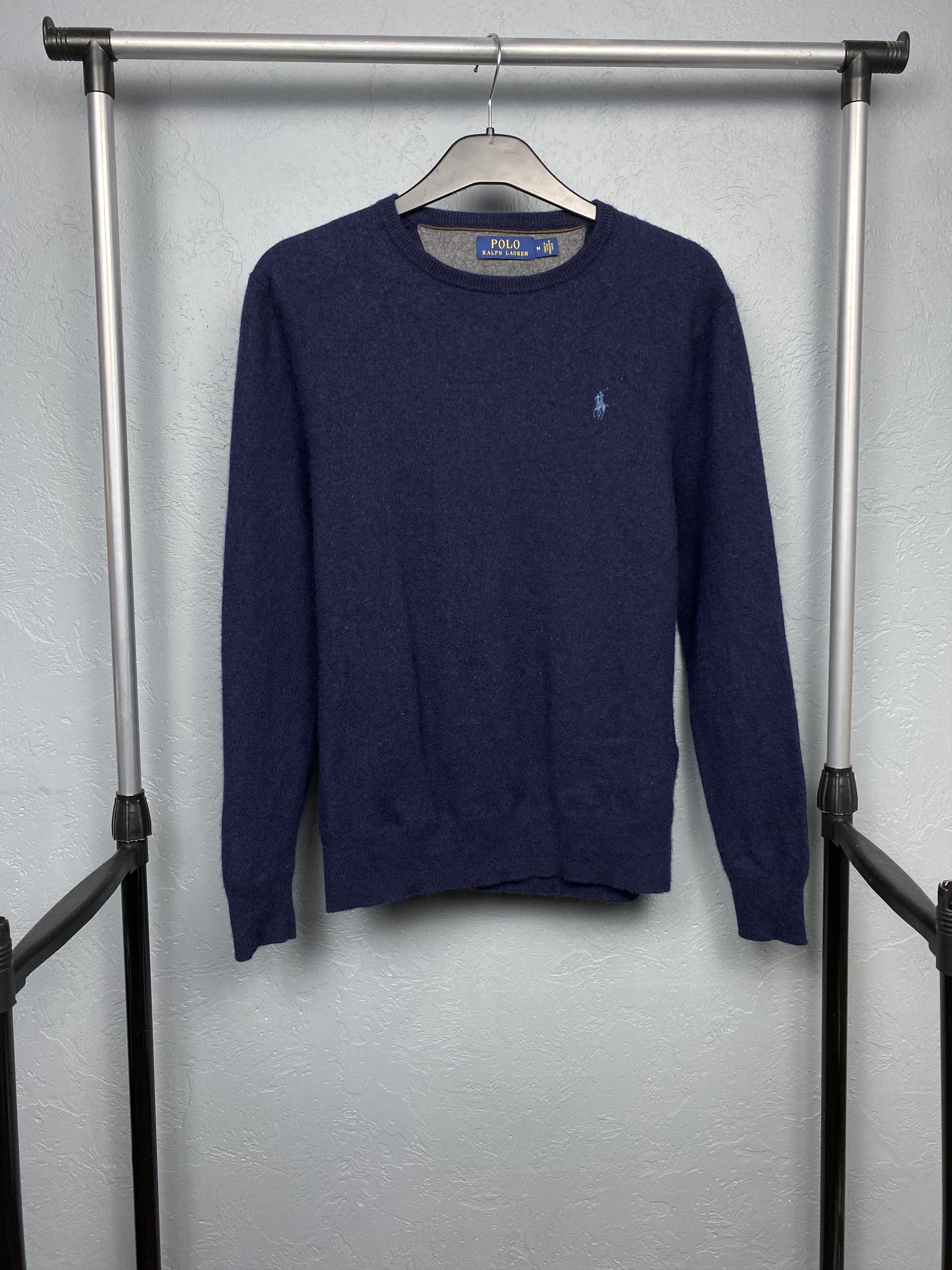 Polo Ralph Lauren × Ralph Lauren Polo Ralph Lauren Mens Wool Crew Neck Sweater Size US M / EU 48-50 / 2 - 1 Thumbnail
