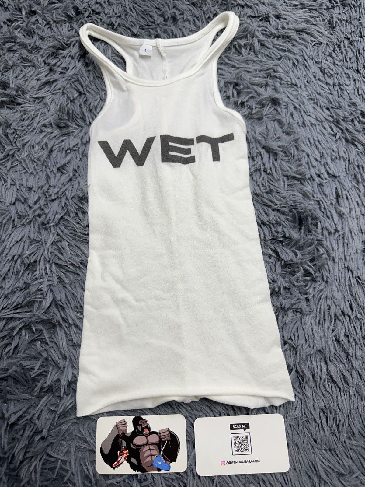 Kanye West Yeezy Mowalola WET Tank Top | Grailed