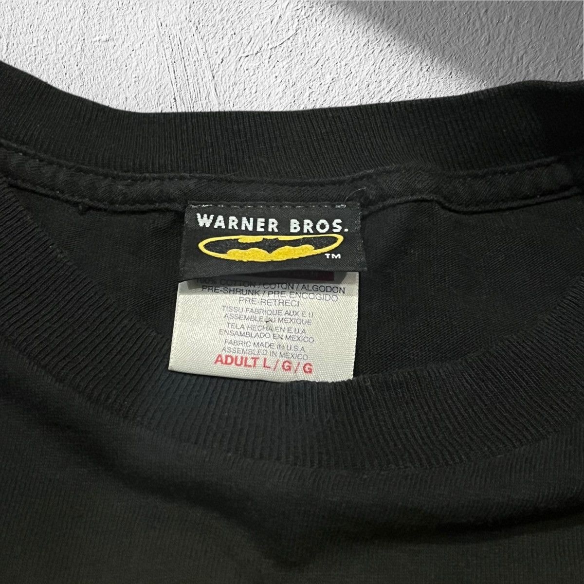 Warner Bros Vintage 2001 Batman Classic Logo T-Shirt Large Size US XL / EU 56 / 4 - 3 Thumbnail