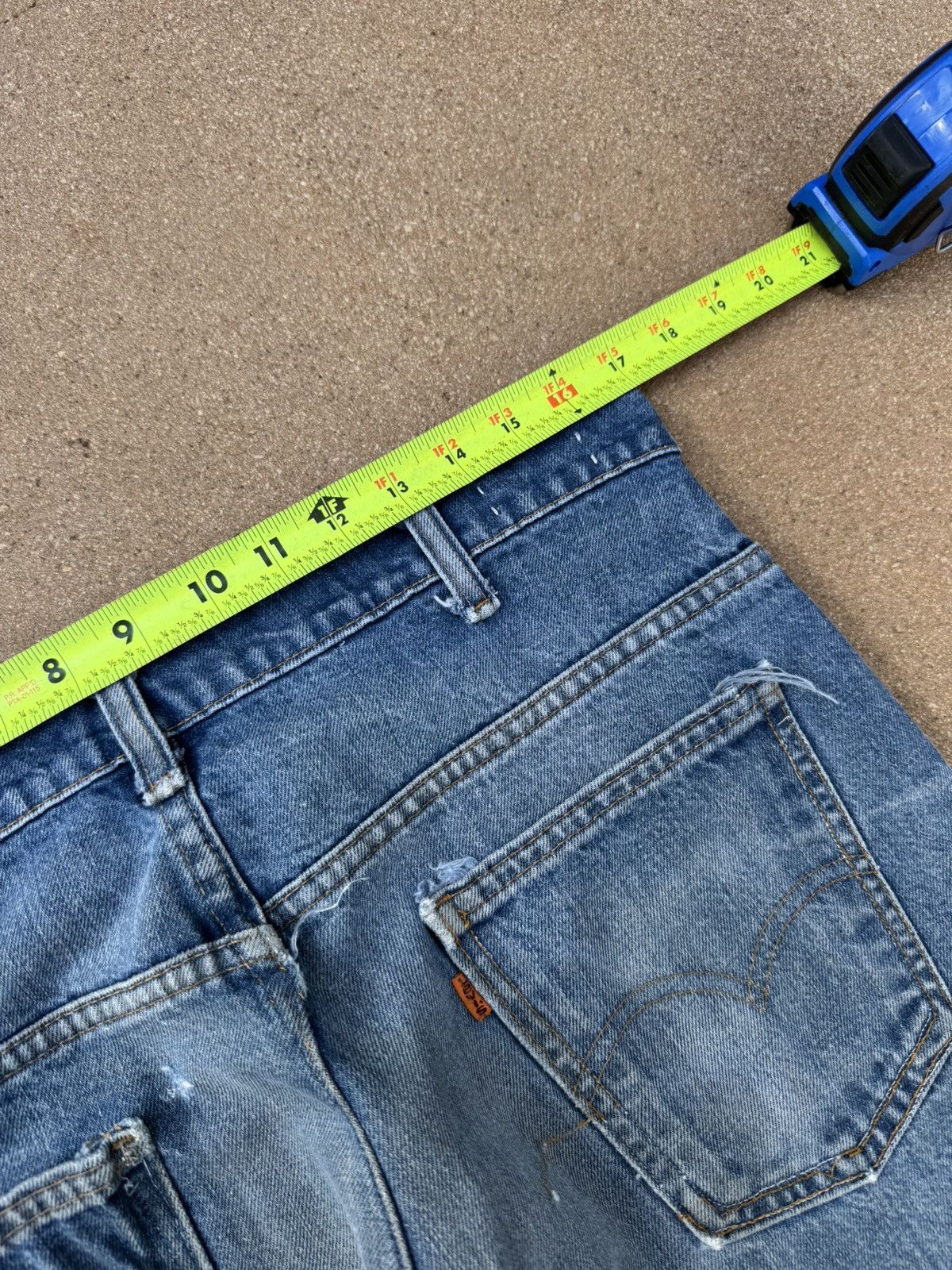 Levi's Vtg 80’s Levi’s 646 Orange Tab Bellbottom Flare Jeans 34x29 Size US 34 / EU 50 - 9 Thumbnail