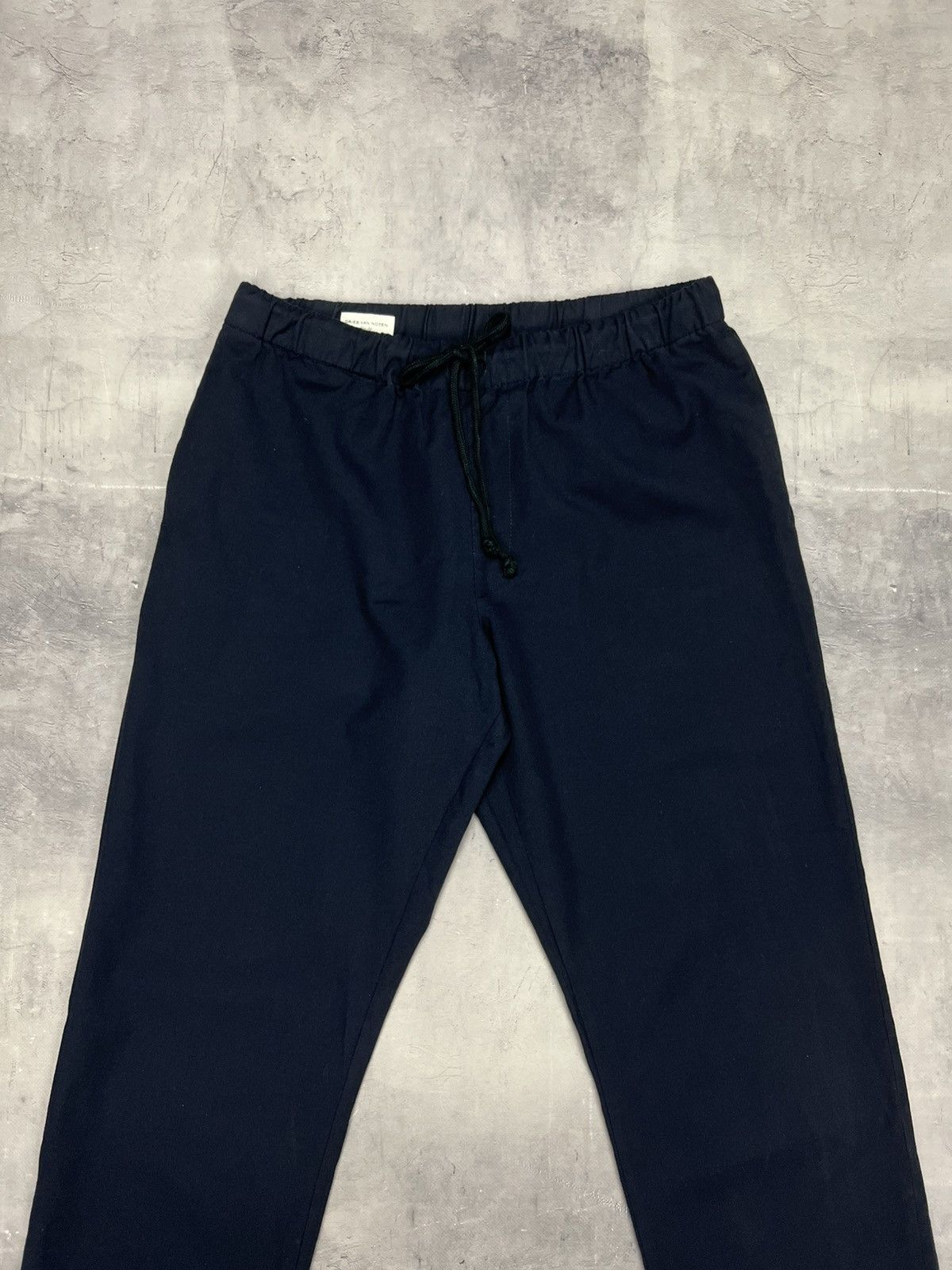 Dries Van Noten Dries Van Noten Navy Blue Mens Wool Chino Baggy Pants Sz 50 Size US 30 / EU 46 - 7 Thumbnail