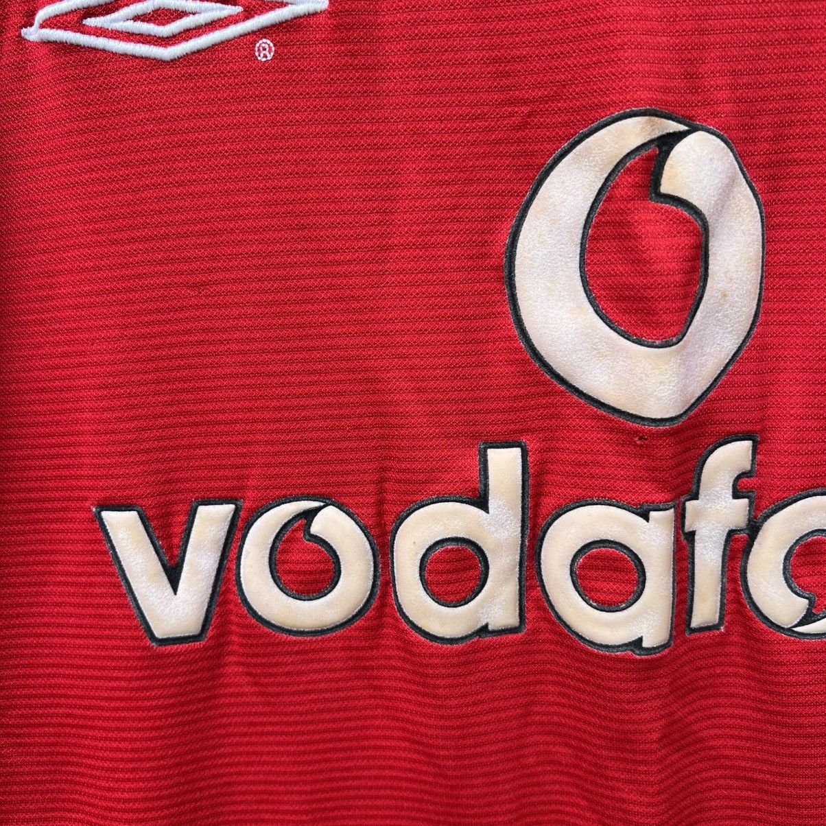 Umbro Vintage Manchester United 2000 2002 FOOTBALL soccer jersey Size US L / EU 52-54 / 3 - 4 Thumbnail