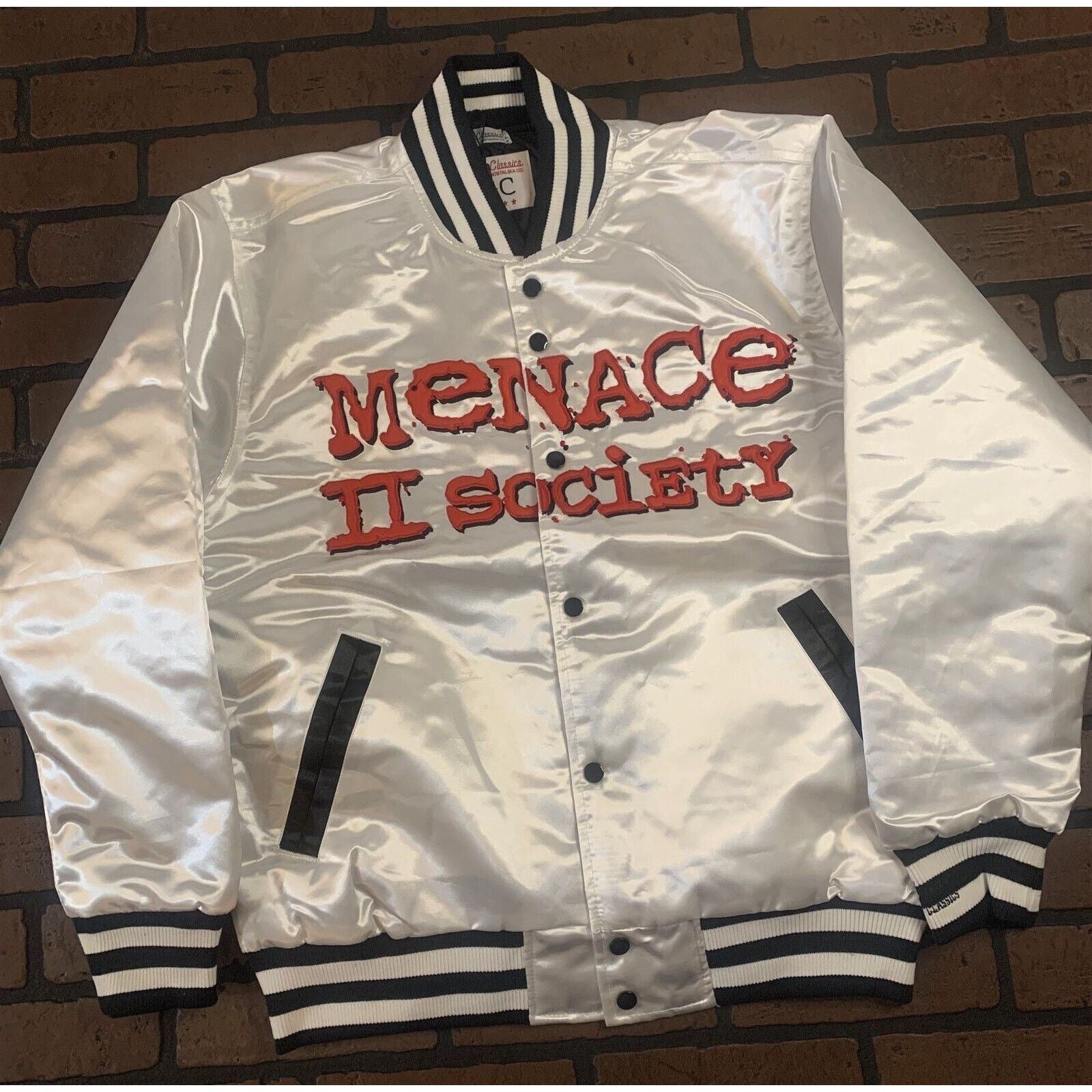 Other MENACE II SOCIETY Headgear Classics White Jacket~New~S- 2XL Size US L / EU 52-54 / 3 - 1 Thumbnail