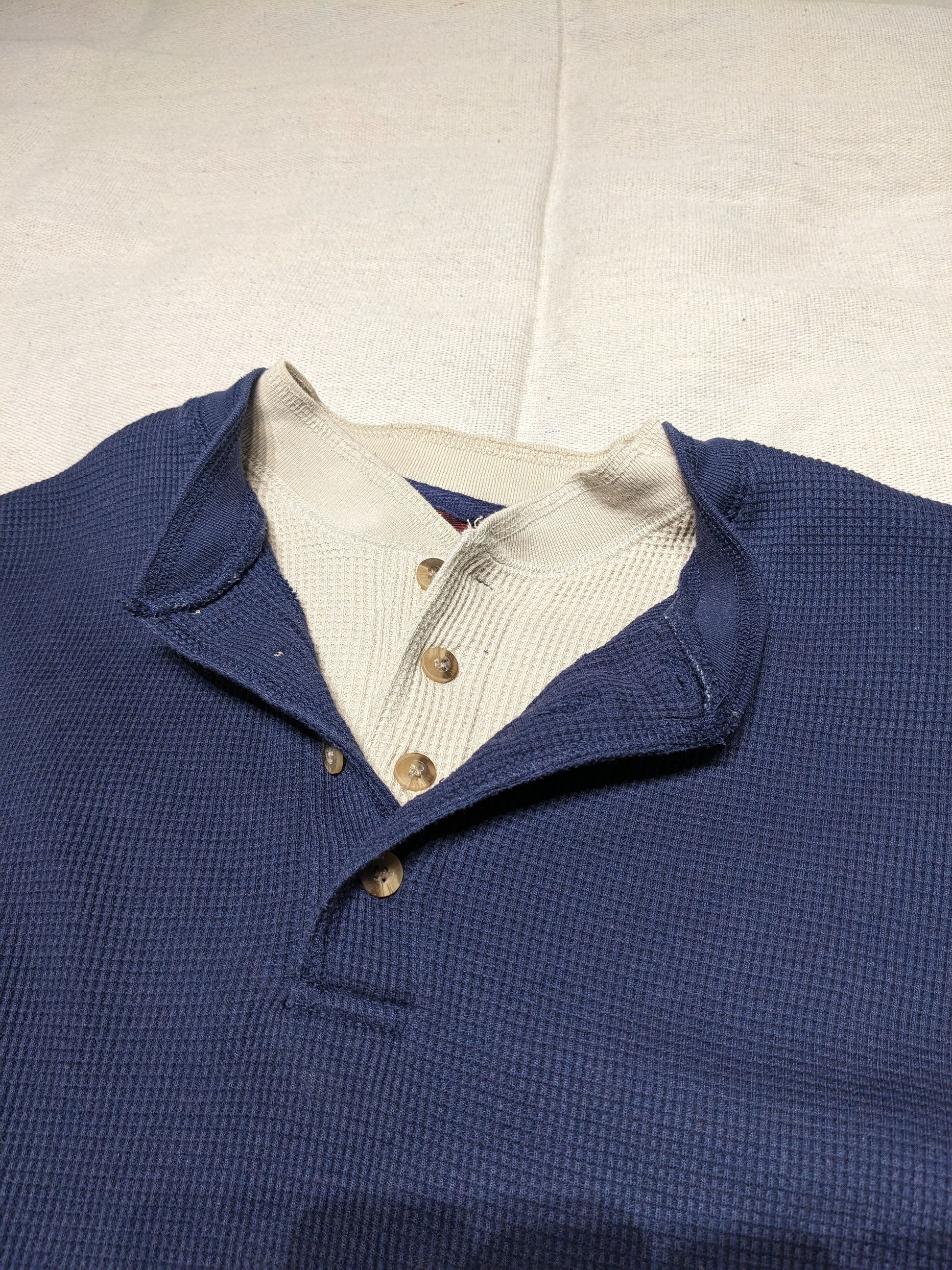 Other Y2K Nevada double layer waffle long sleeve Henley mens M T Size US M / EU 48-50 / 2 - 3 Thumbnail