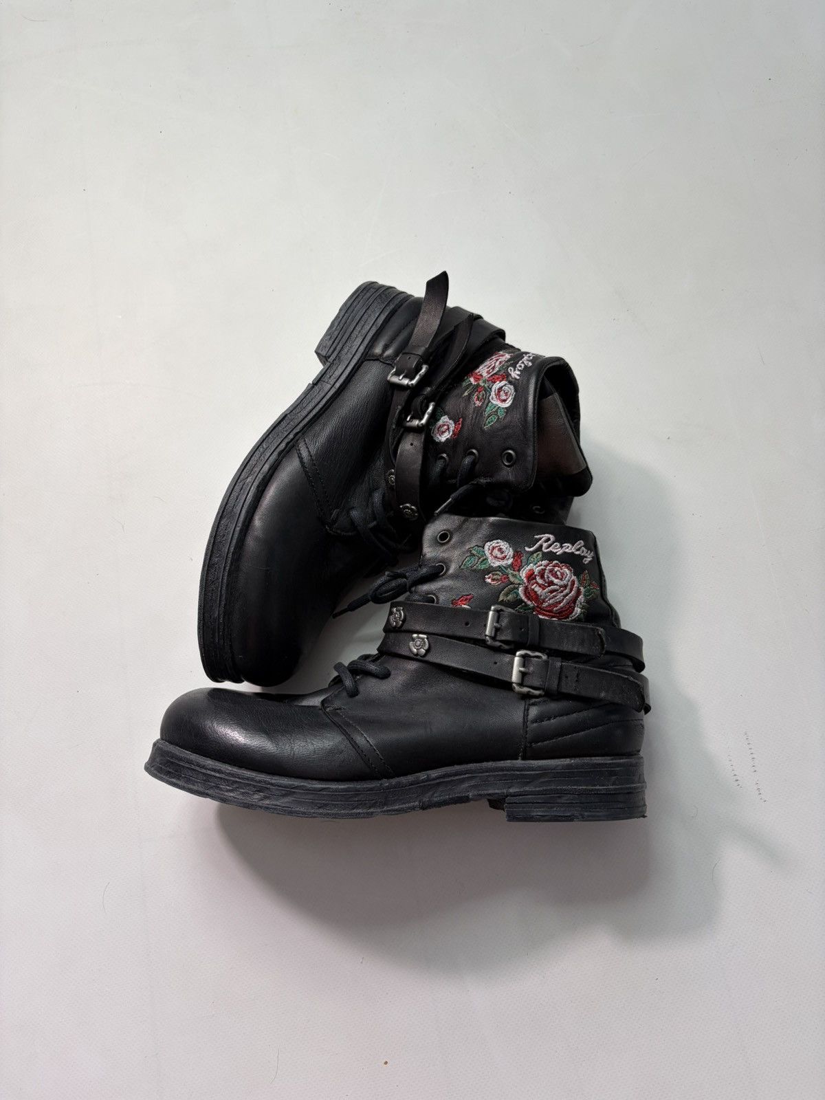 Replay Replay Leather boots Size US 8.5 / IT 38.5 - 1 Thumbnail