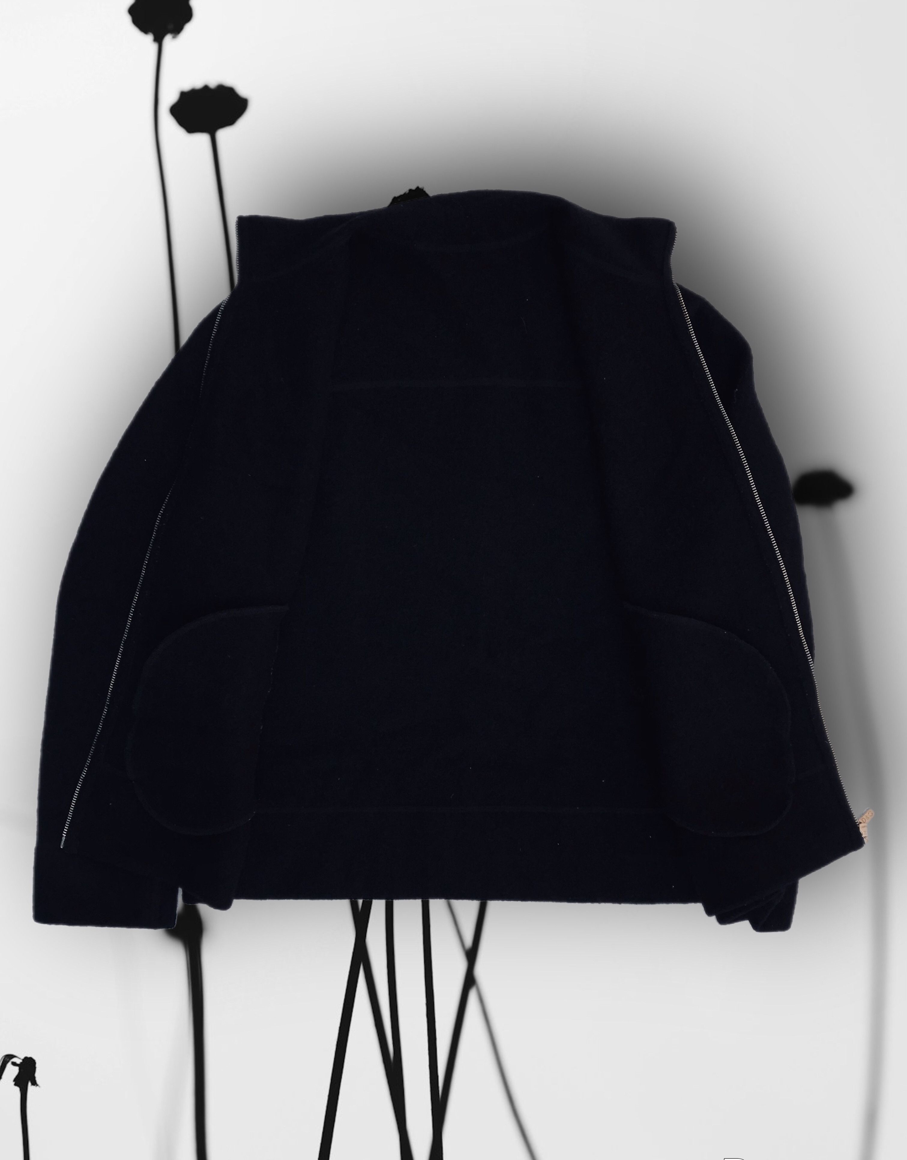 Dolce & Gabbana Dolce & Gabbana Wool Jacket Men’s Zip Bomber Black Vintage Size US L / EU 52-54 / 3 - 10 Thumbnail